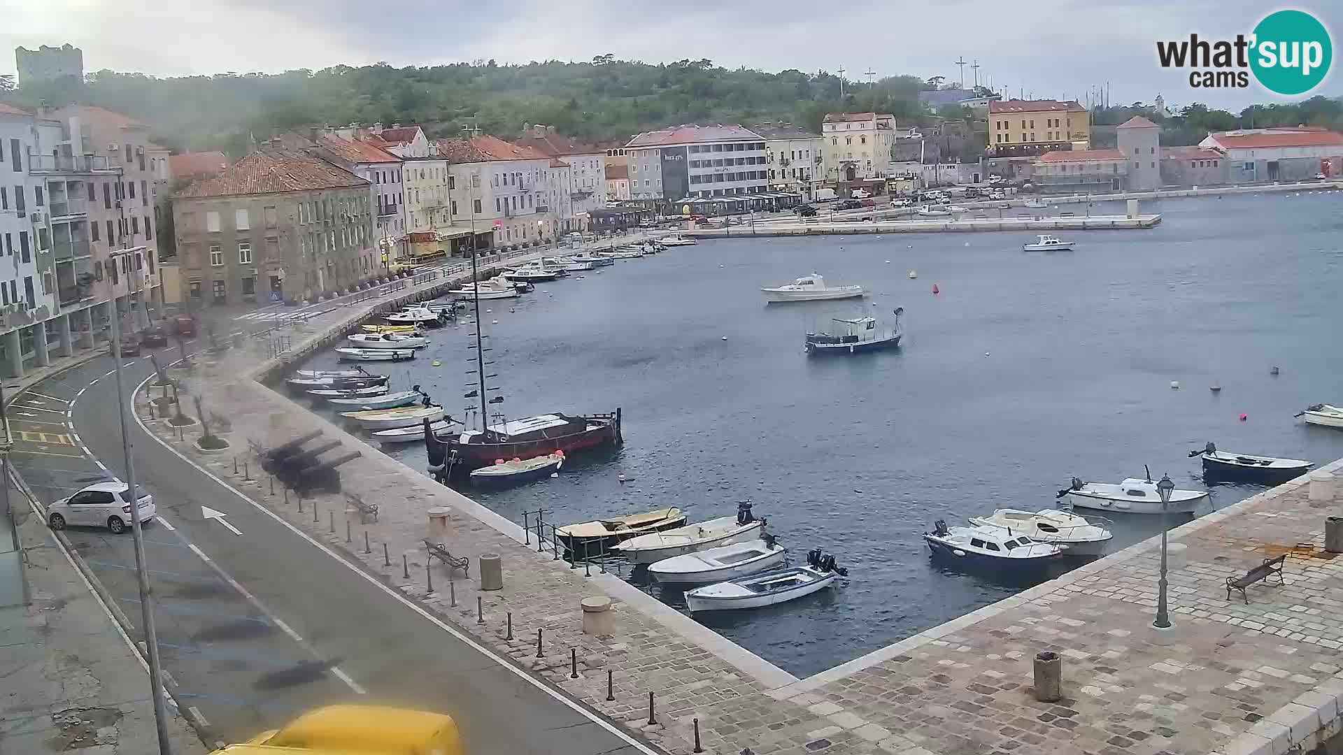 Senj camera en vivo – Vista panorámica de Senj riva