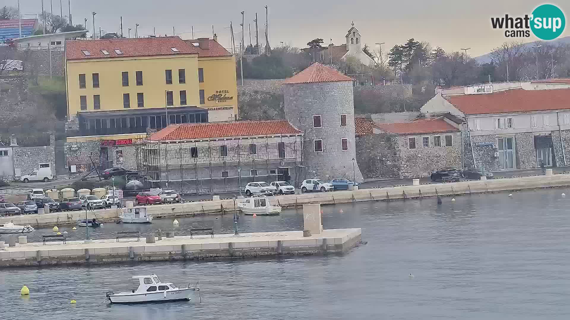 Kamera u živo Senj – Panoramski pogled na senjsku rivu