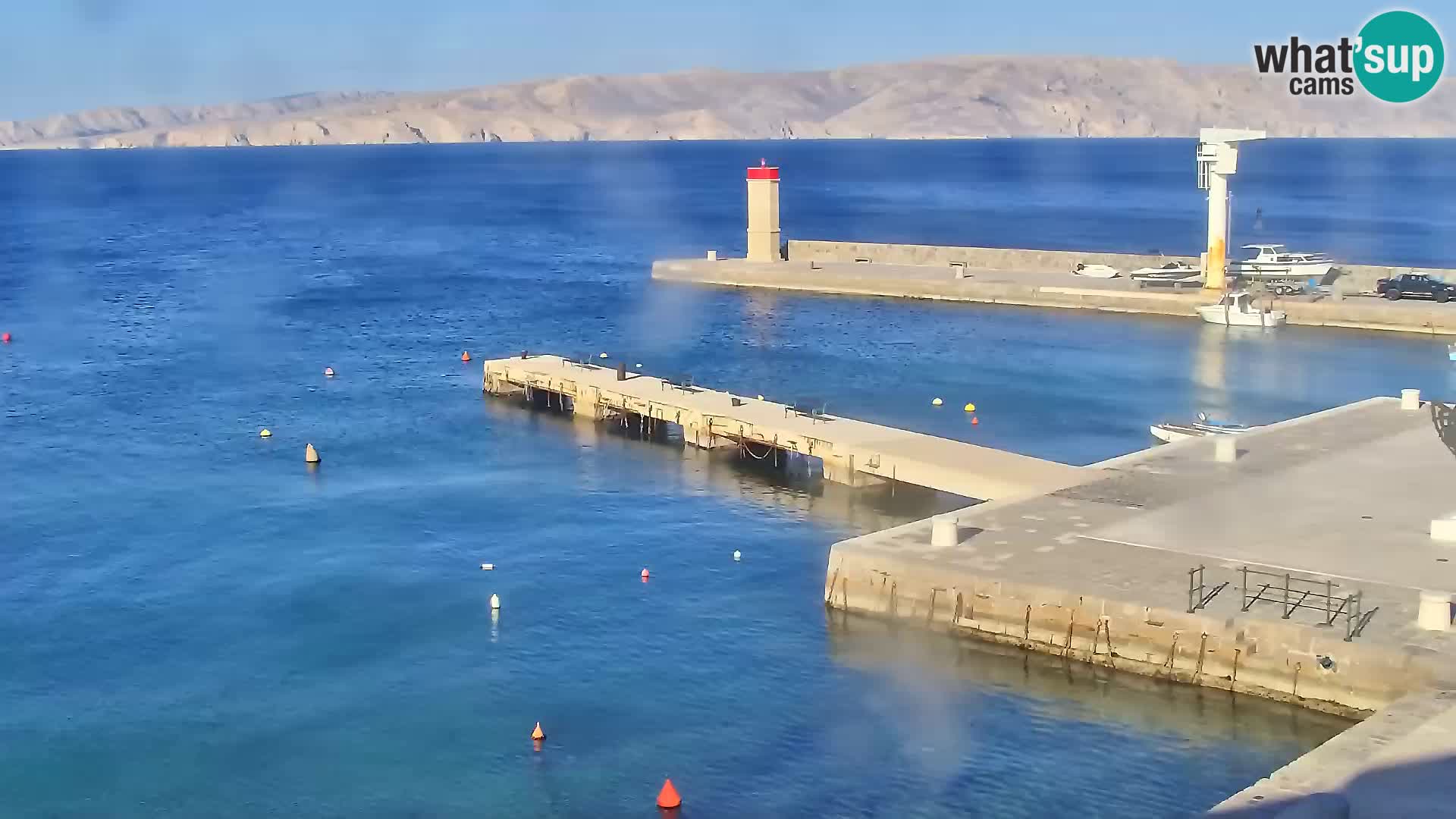 Kamera u živo Senj – Panoramski pogled na senjsku rivu