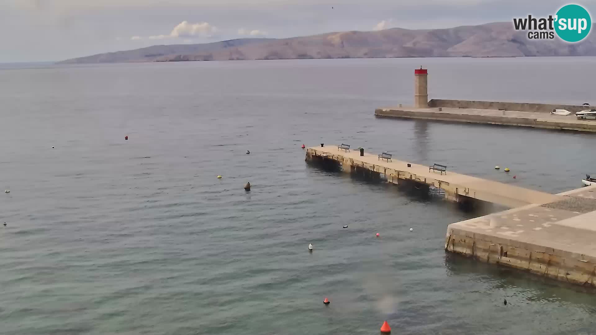 Kamera u živo Senj – Panoramski pogled na senjsku rivu