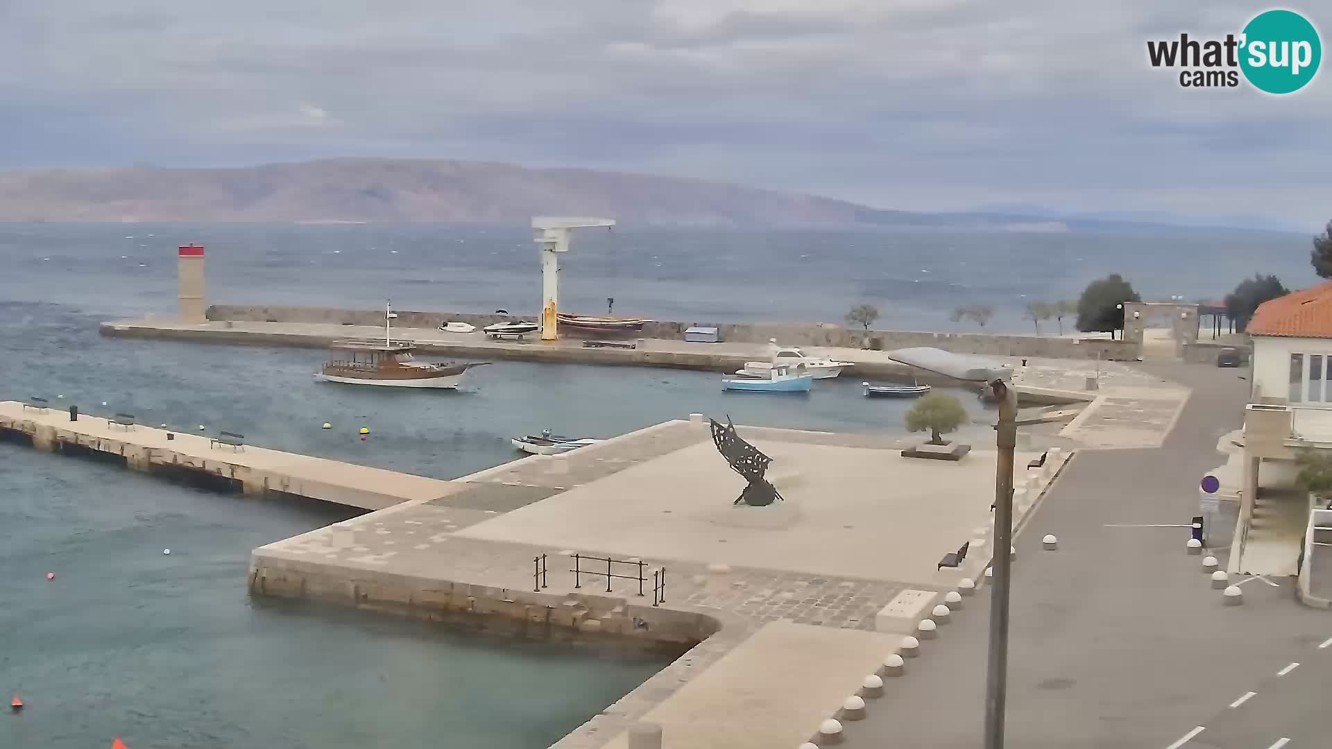 Senj Spletna kamera – pogled na obalo Senja