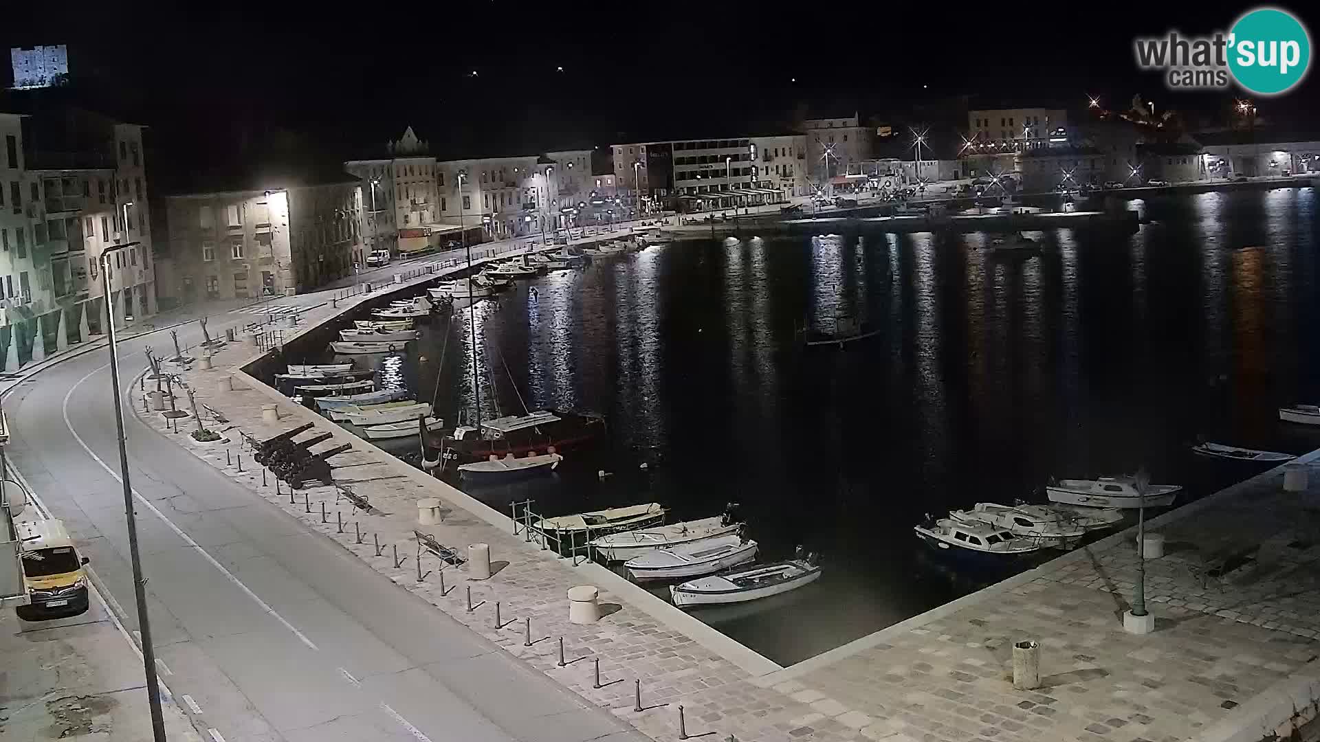 Senj Spletna kamera – pogled na obalo Senja