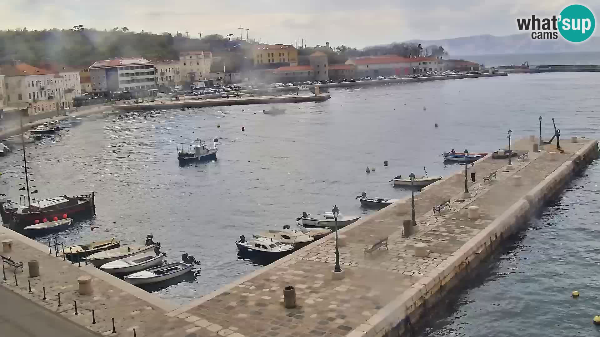 Senj camera en vivo – Vista panorámica de Senj riva