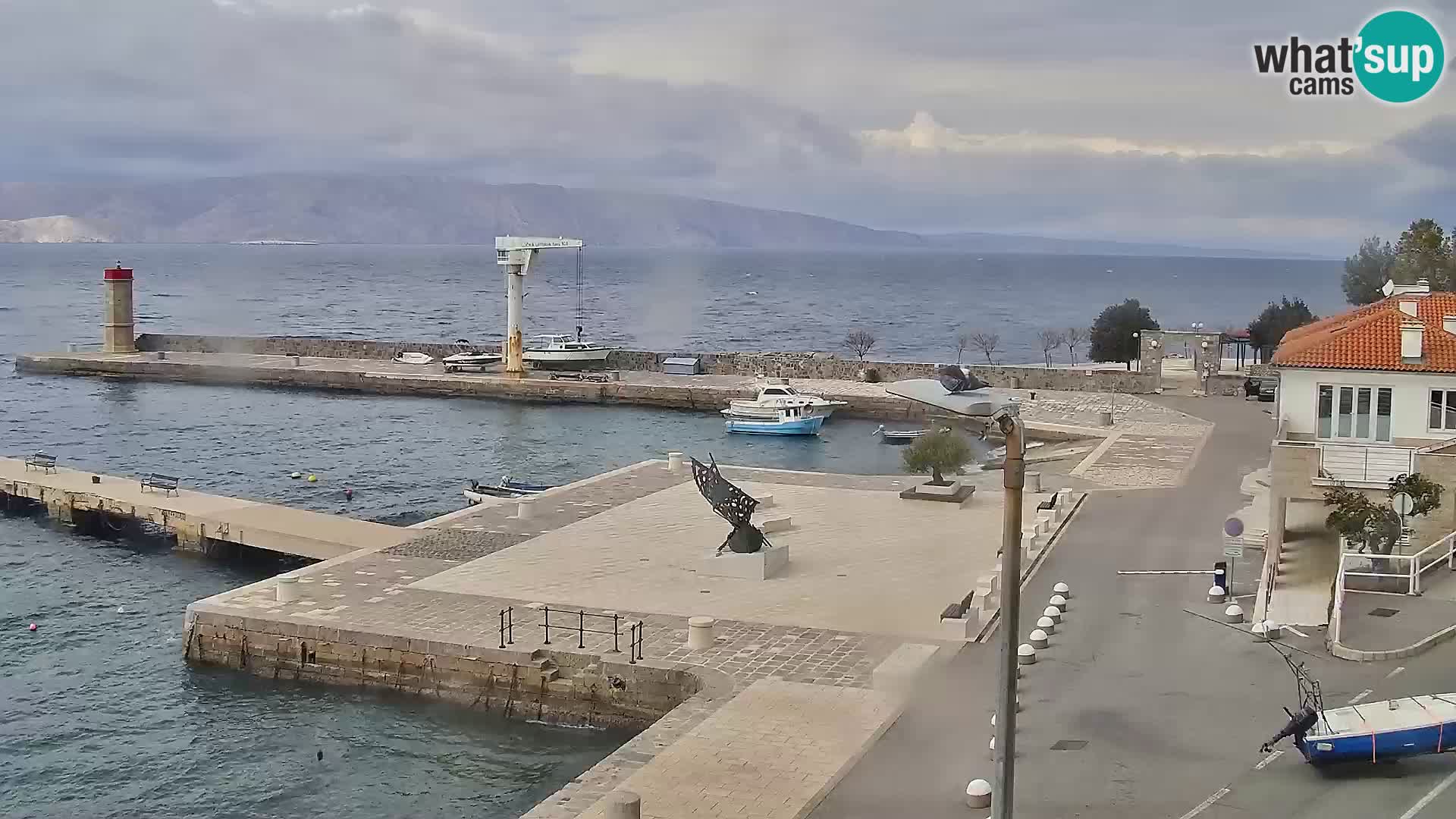 Senj Spletna kamera – pogled na obalo Senja