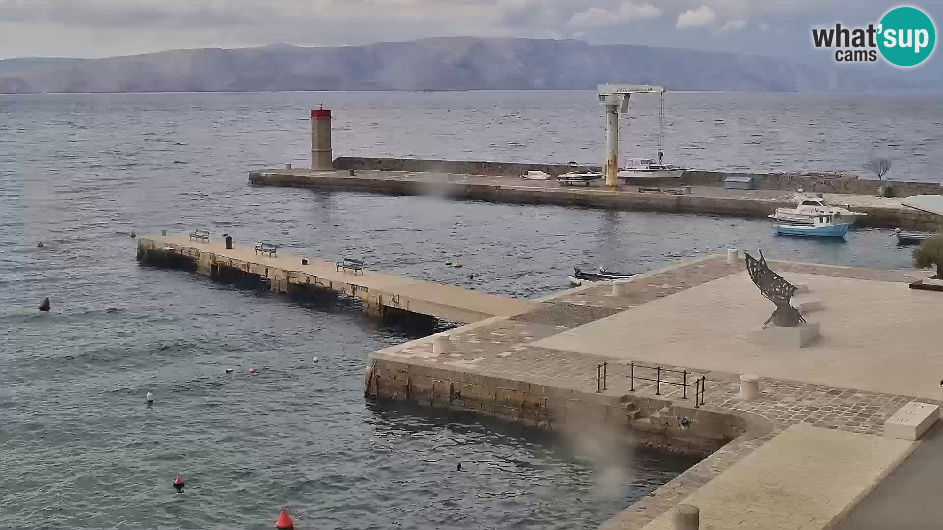 Kamera u živo Senj – Panoramski pogled na senjsku rivu