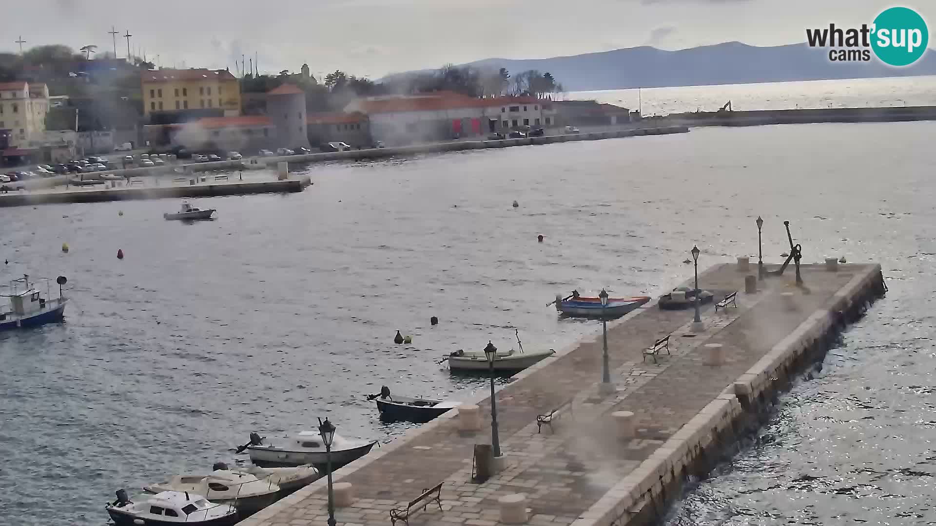 Webcam Segna – Panorama dell’lungomare di Senj