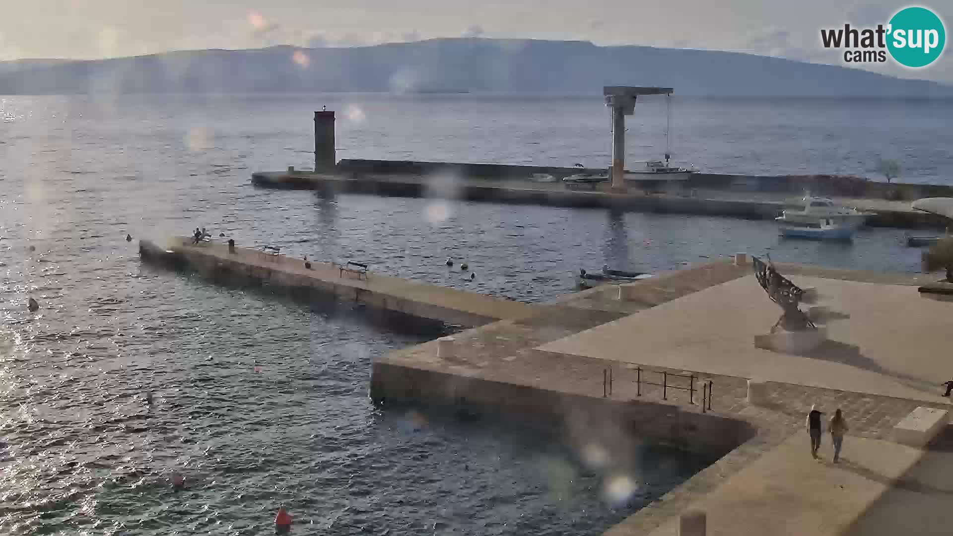 Kamera u živo Senj – Panoramski pogled na senjsku rivu