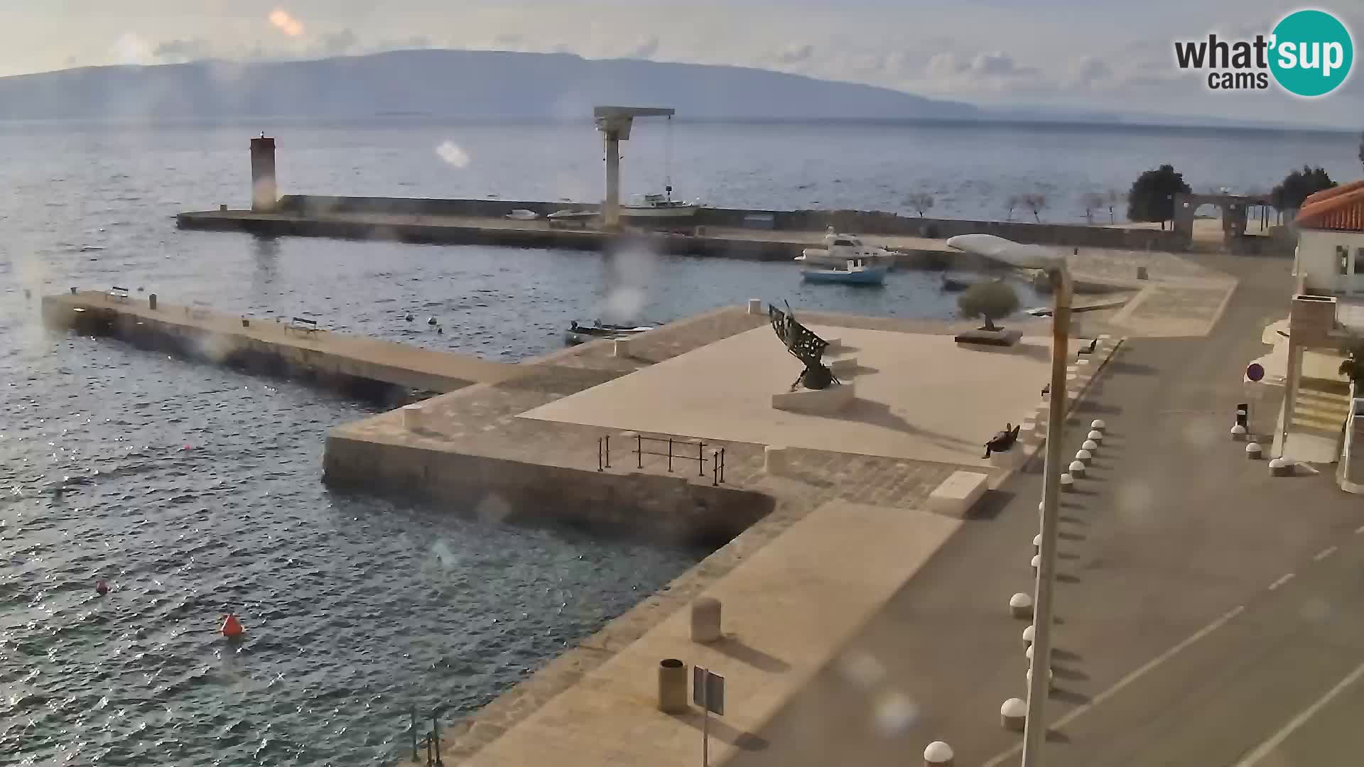 Senj Webcam – Panoramic view of Senj riva