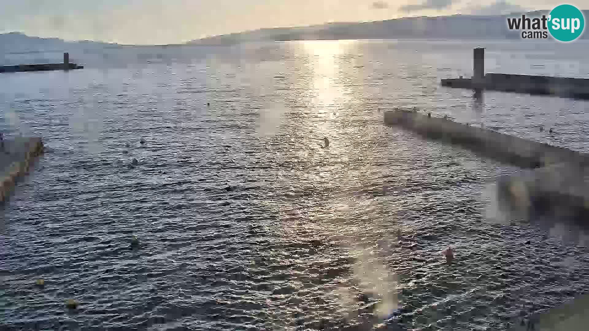 Senj Spletna kamera – pogled na obalo Senja