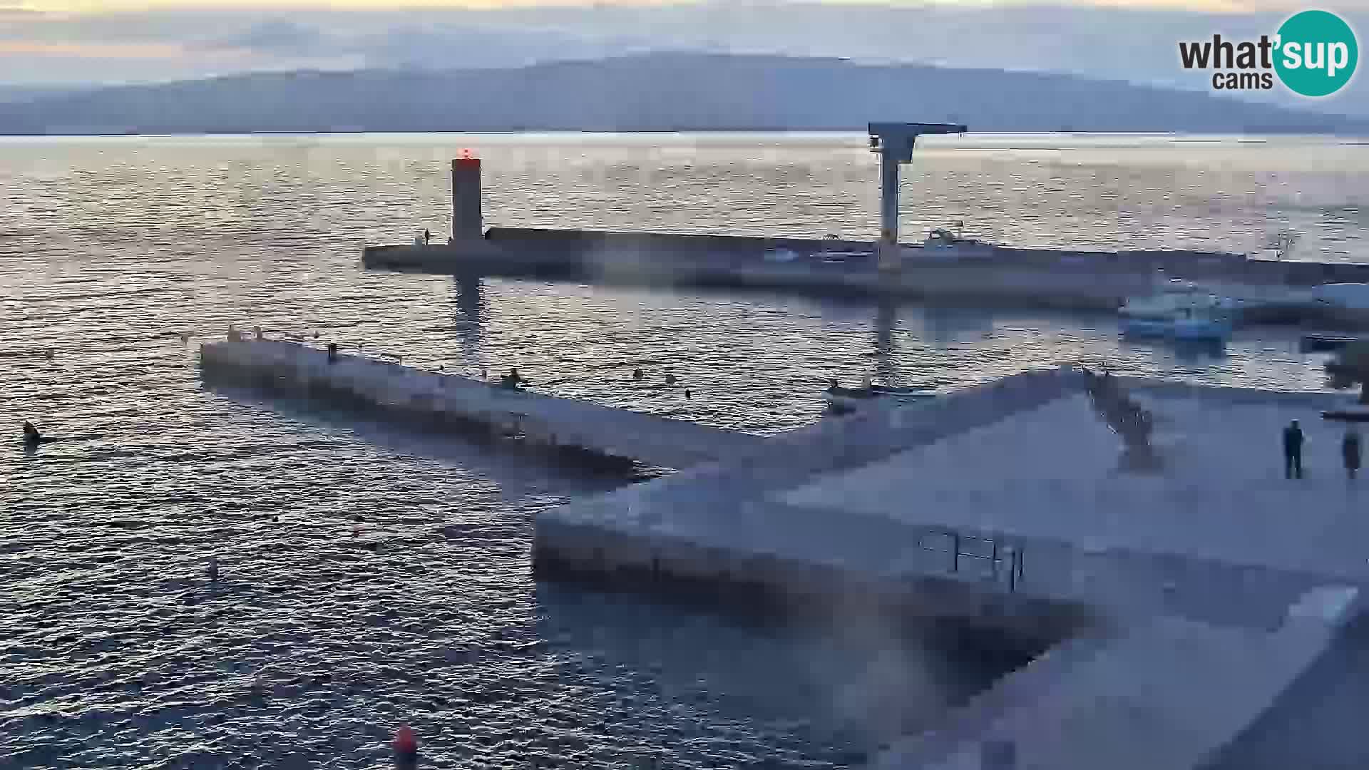 Senj camera en vivo – Vista panorámica de Senj riva