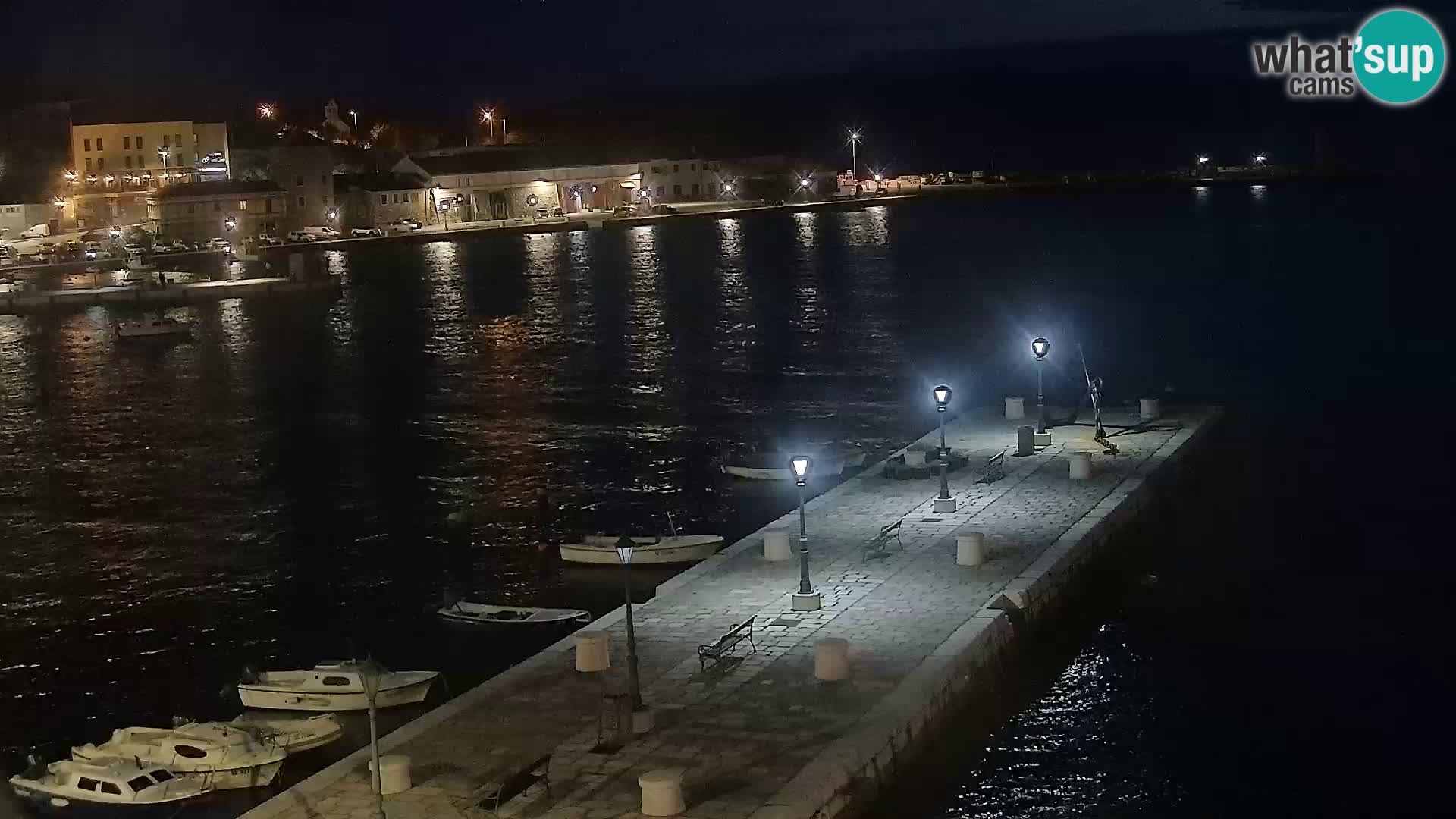Senj camera en vivo – Vista panorámica de Senj riva