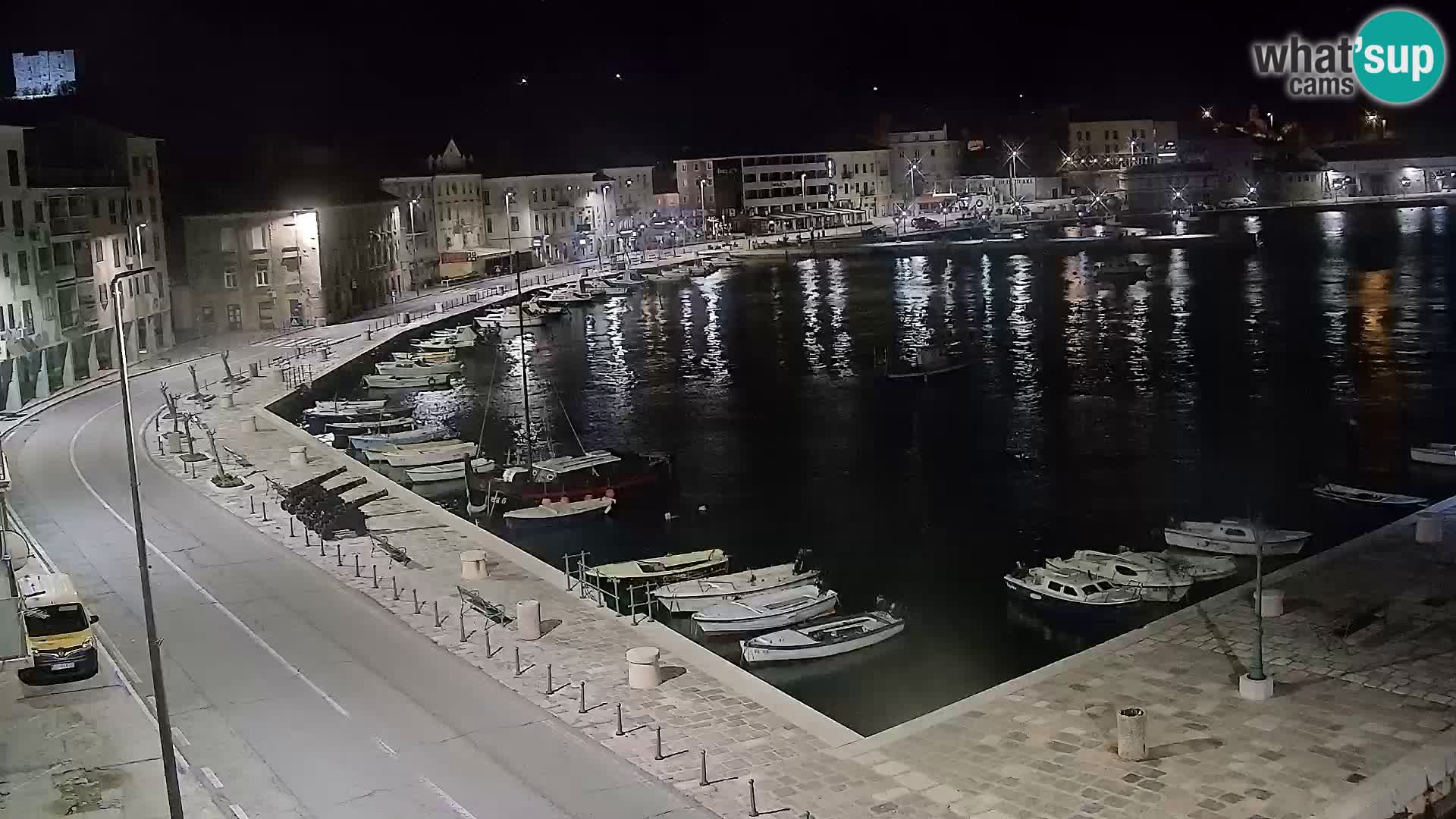 Senj Webcam – Panoramic view of Senj riva