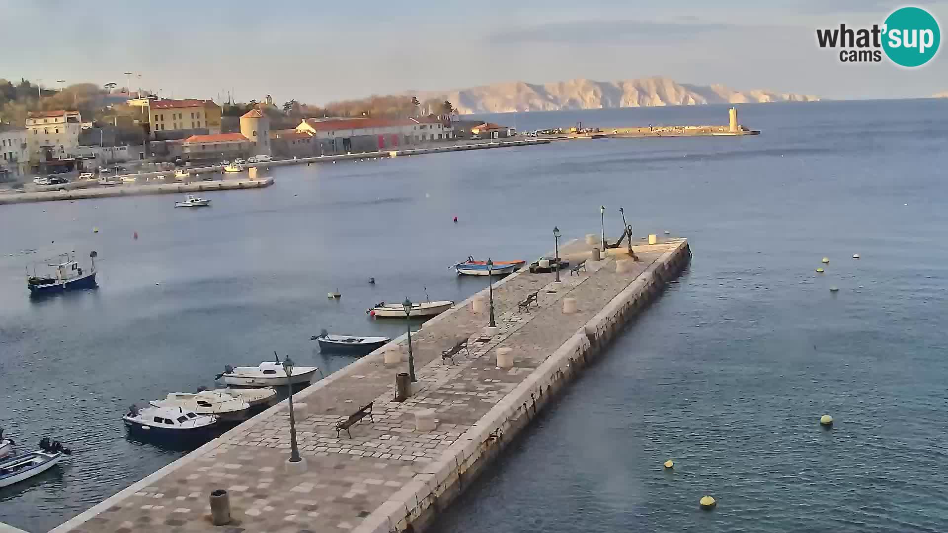 Senj Webcam – Panoramic view of Senj riva