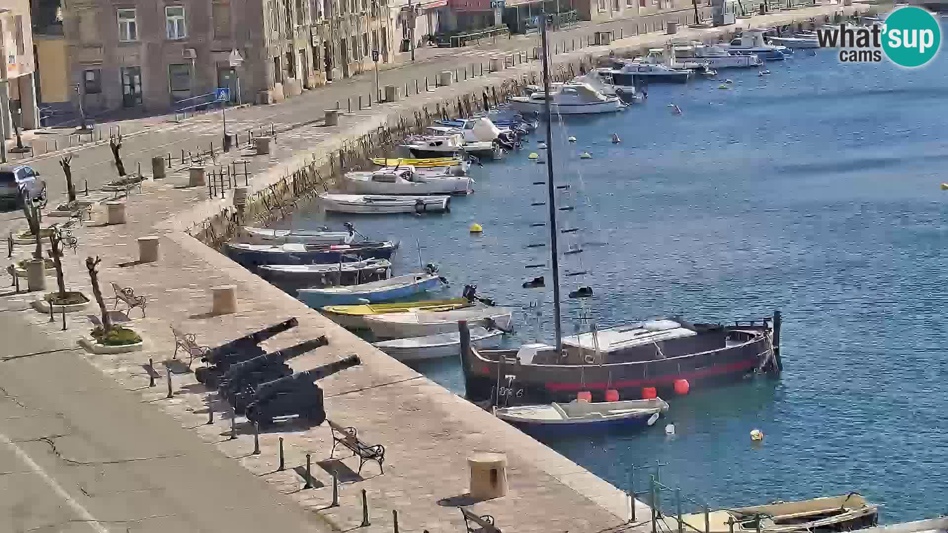 Webcam Segna – Panorama dell’lungomare di Senj