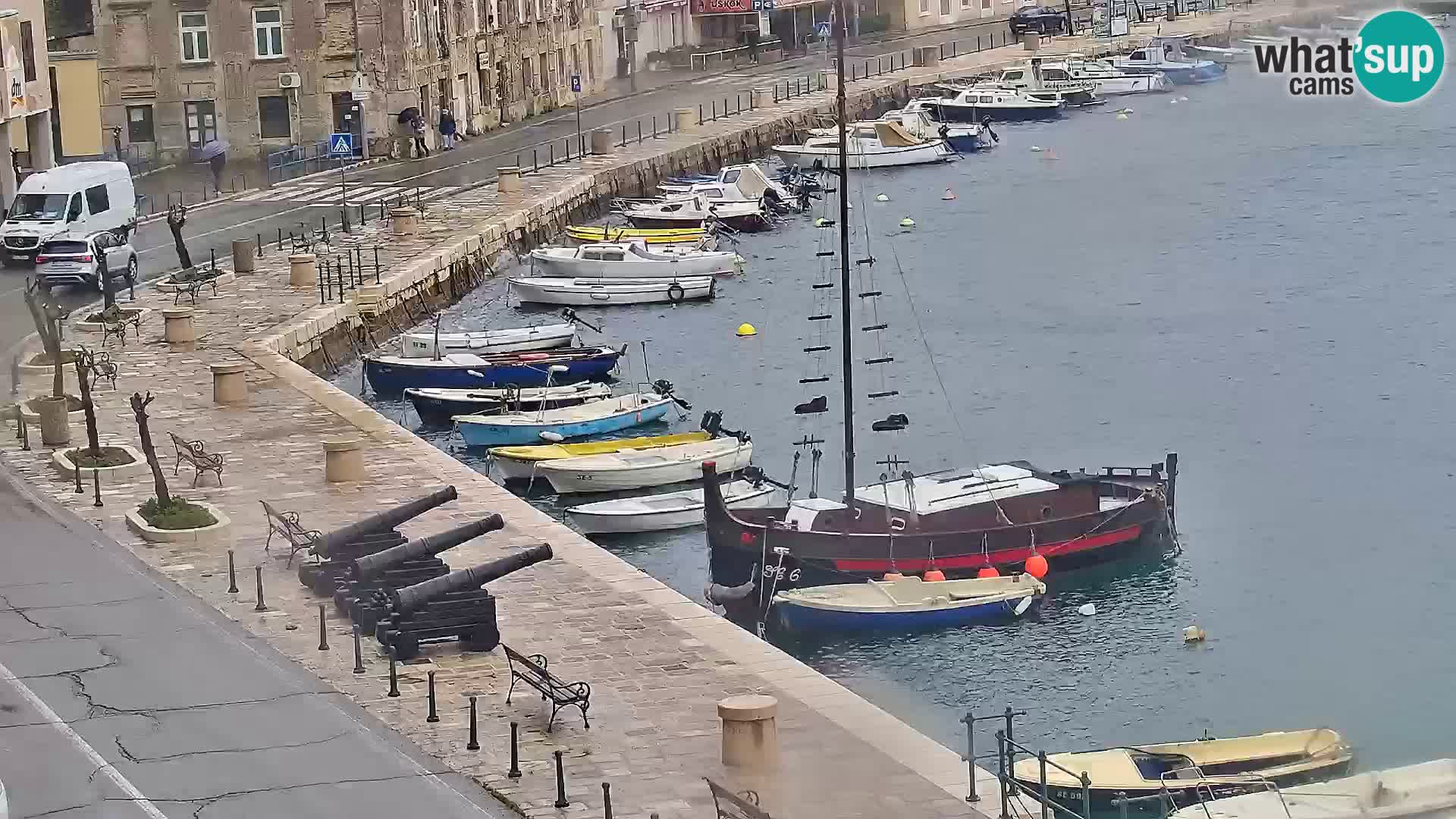 Senj Webcam – Panoramic view of Senj riva