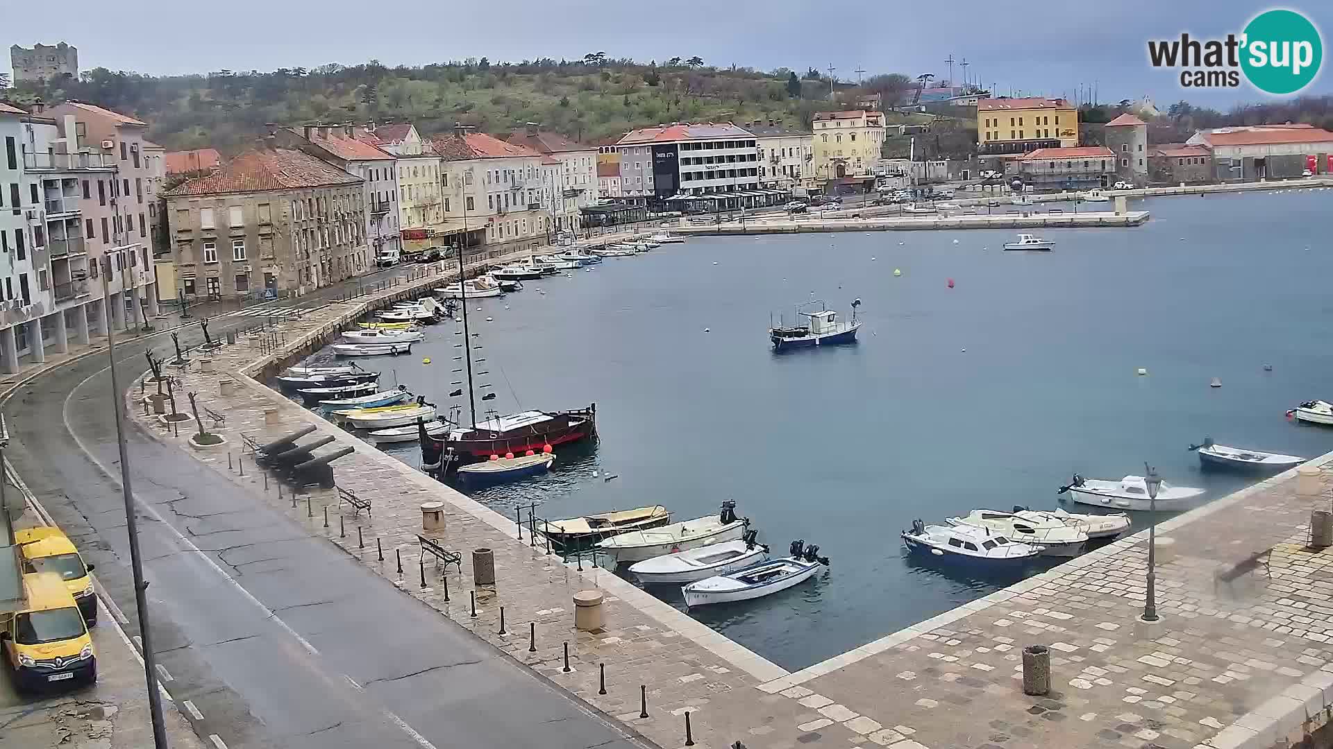 Senj camera en vivo – Vista panorámica de Senj riva