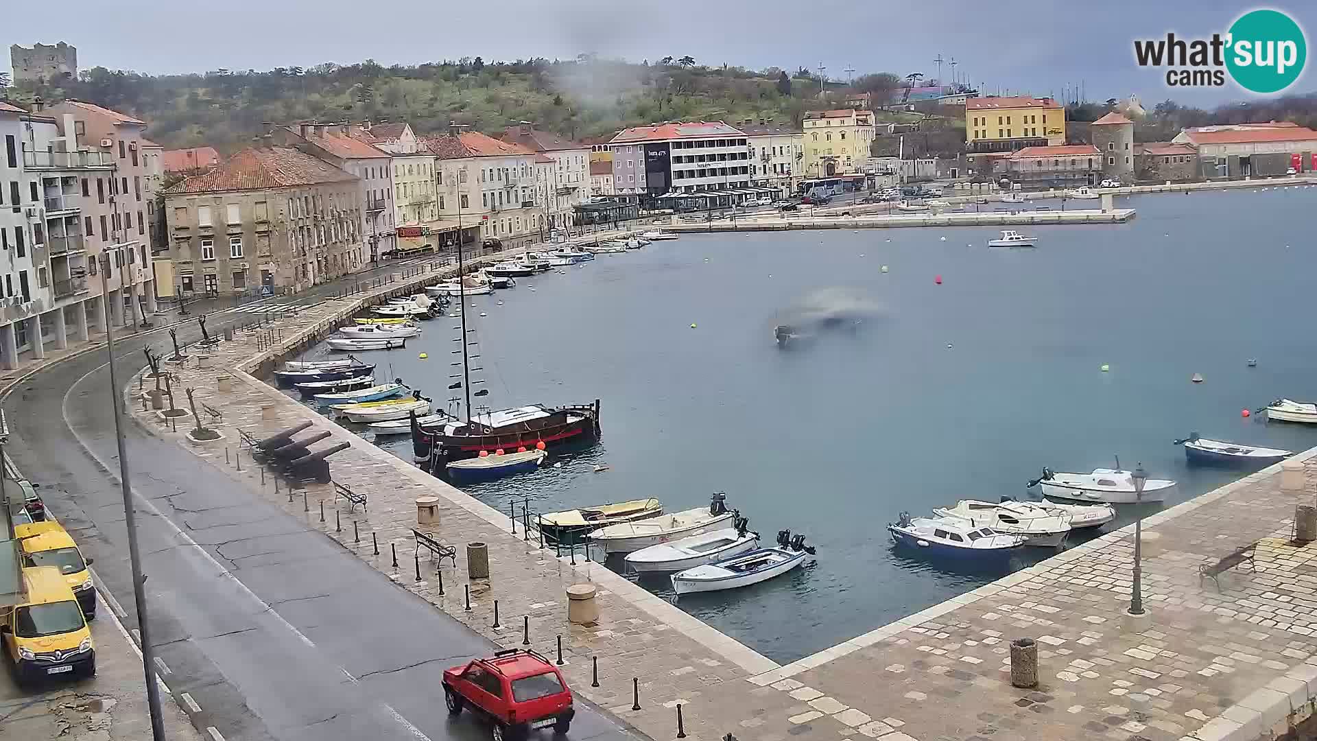Senj Webcam – Panoramic view of Senj riva