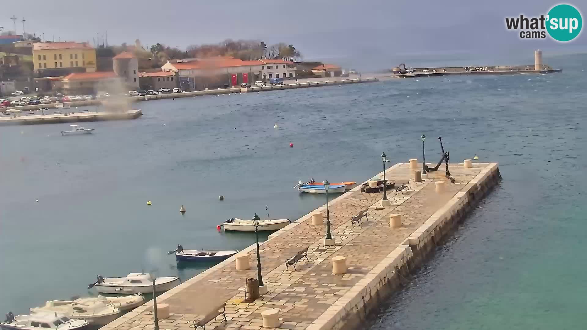 Senj Webcam – Panoramic view of Senj riva
