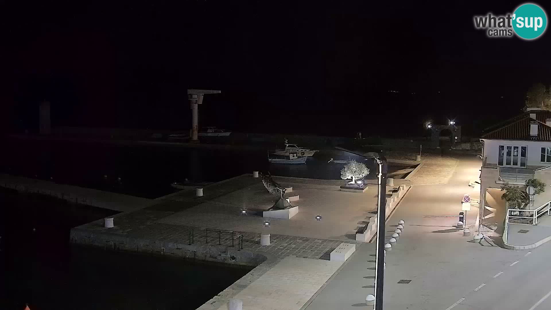 Senj Spletna kamera – pogled na obalo Senja