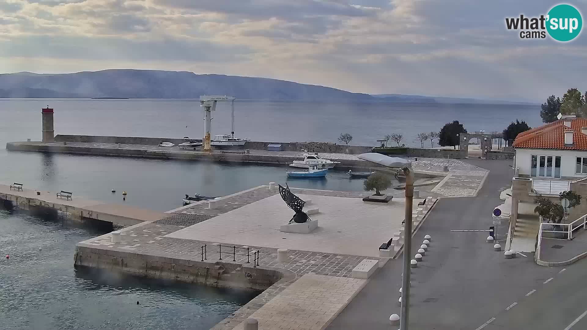 Senj Webcam – Panoramic view of Senj riva