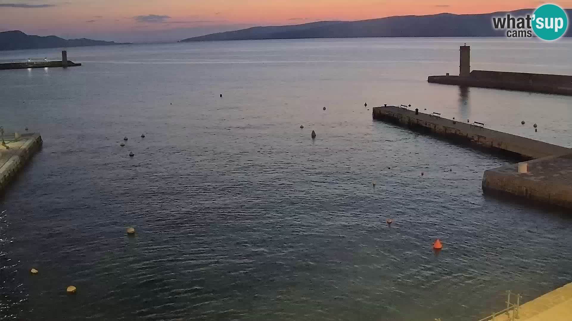 Kamera u živo Senj – Panoramski pogled na senjsku rivu