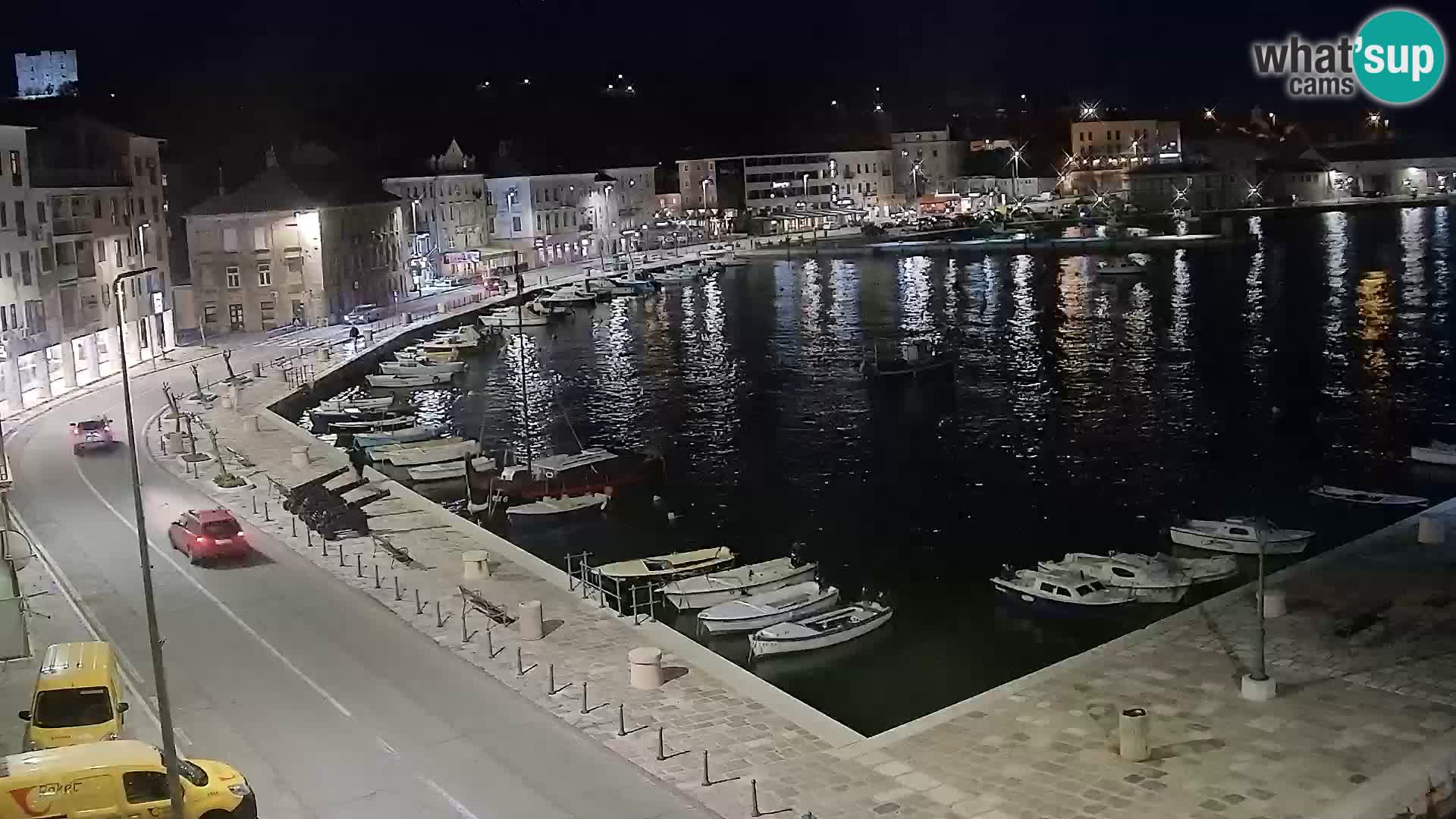 Senj camera en vivo – Vista panorámica de Senj riva