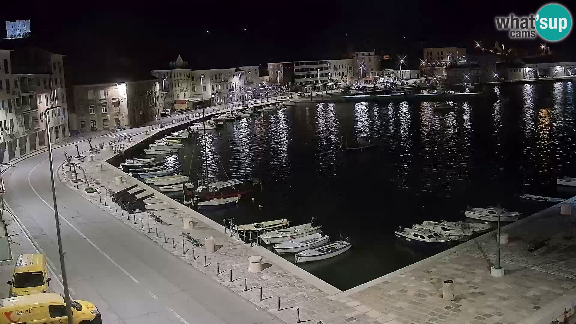 Senj Spletna kamera – pogled na obalo Senja