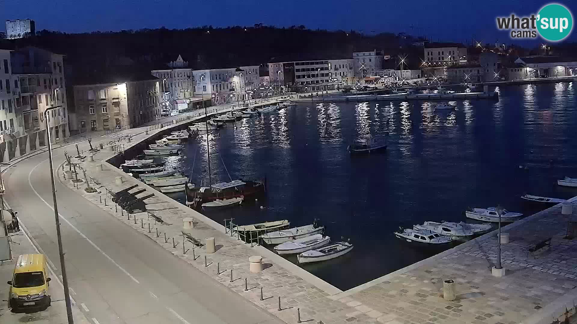 Senj Webcam – Panoramic view of Senj riva