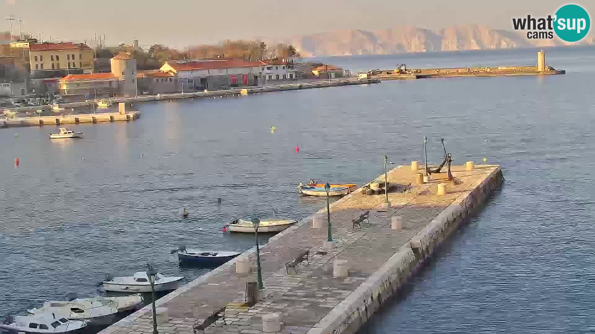 Senj Webcam – Panoramic view of Senj riva