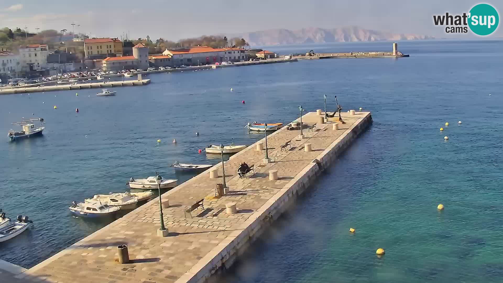 Webcam Segna – Panorama dell’lungomare di Senj