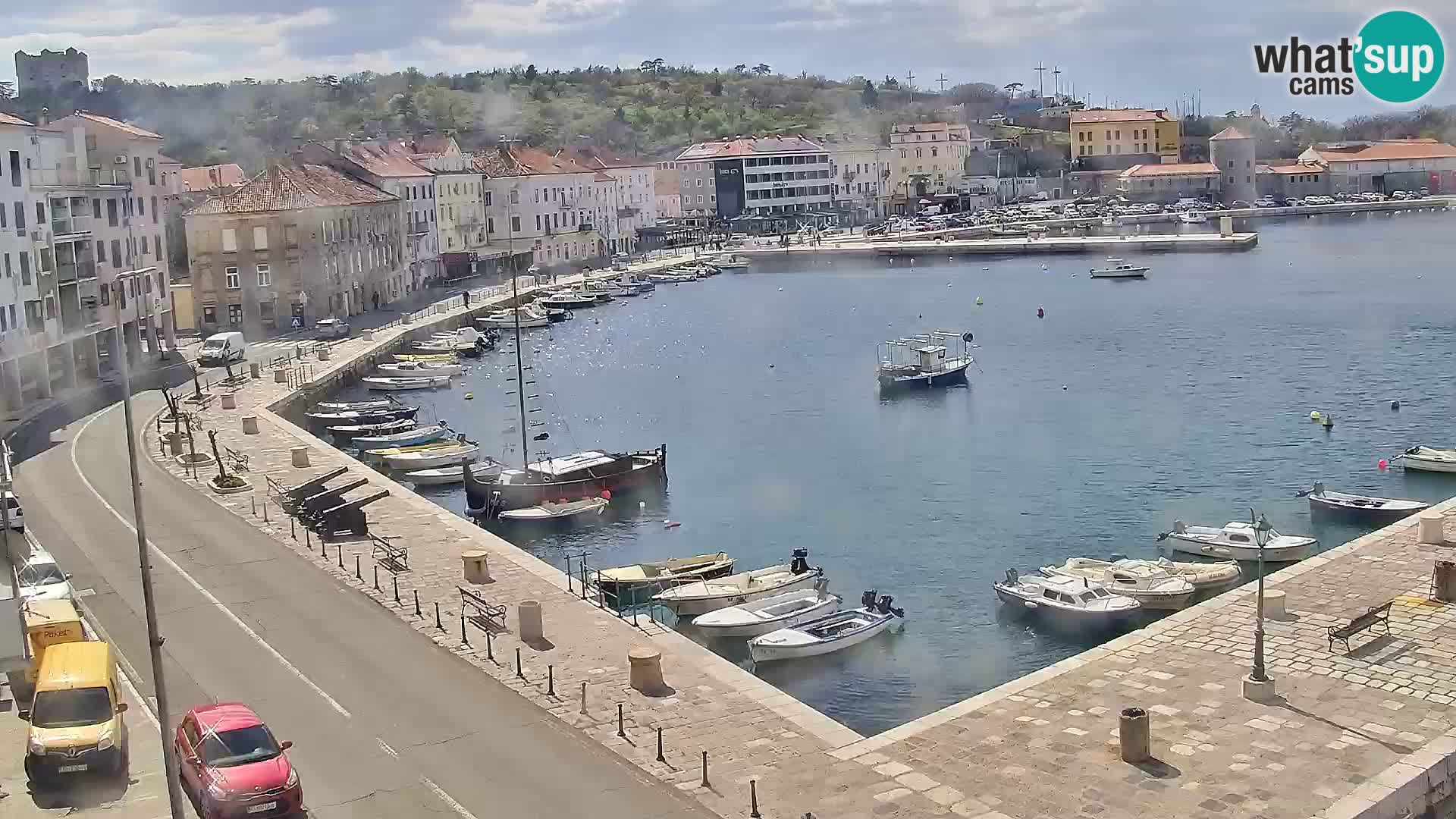 Senj Webcam – Panoramic view of Senj riva