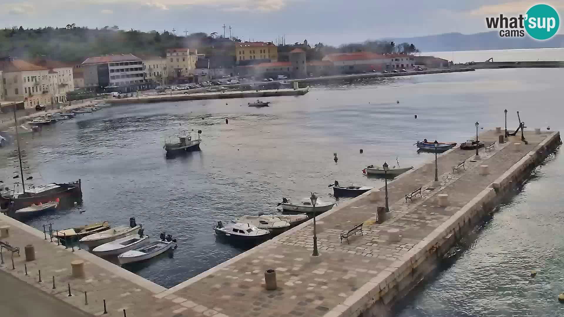 Senj Webcam – Panoramic view of Senj riva