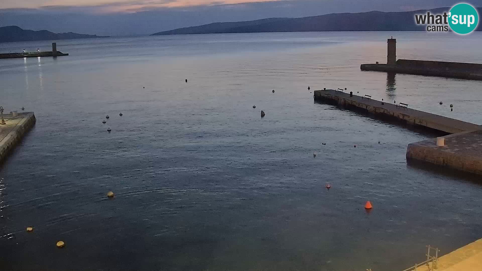 Senj camera en vivo – Vista panorámica de Senj riva