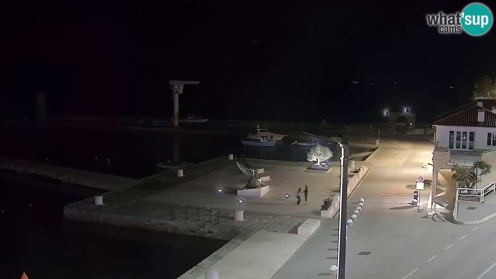 Kamera u živo Senj – Panoramski pogled na senjsku rivu