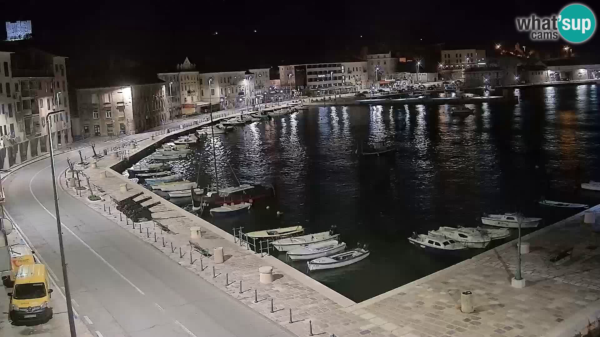 Senj Webcam – Panoramic view of Senj riva