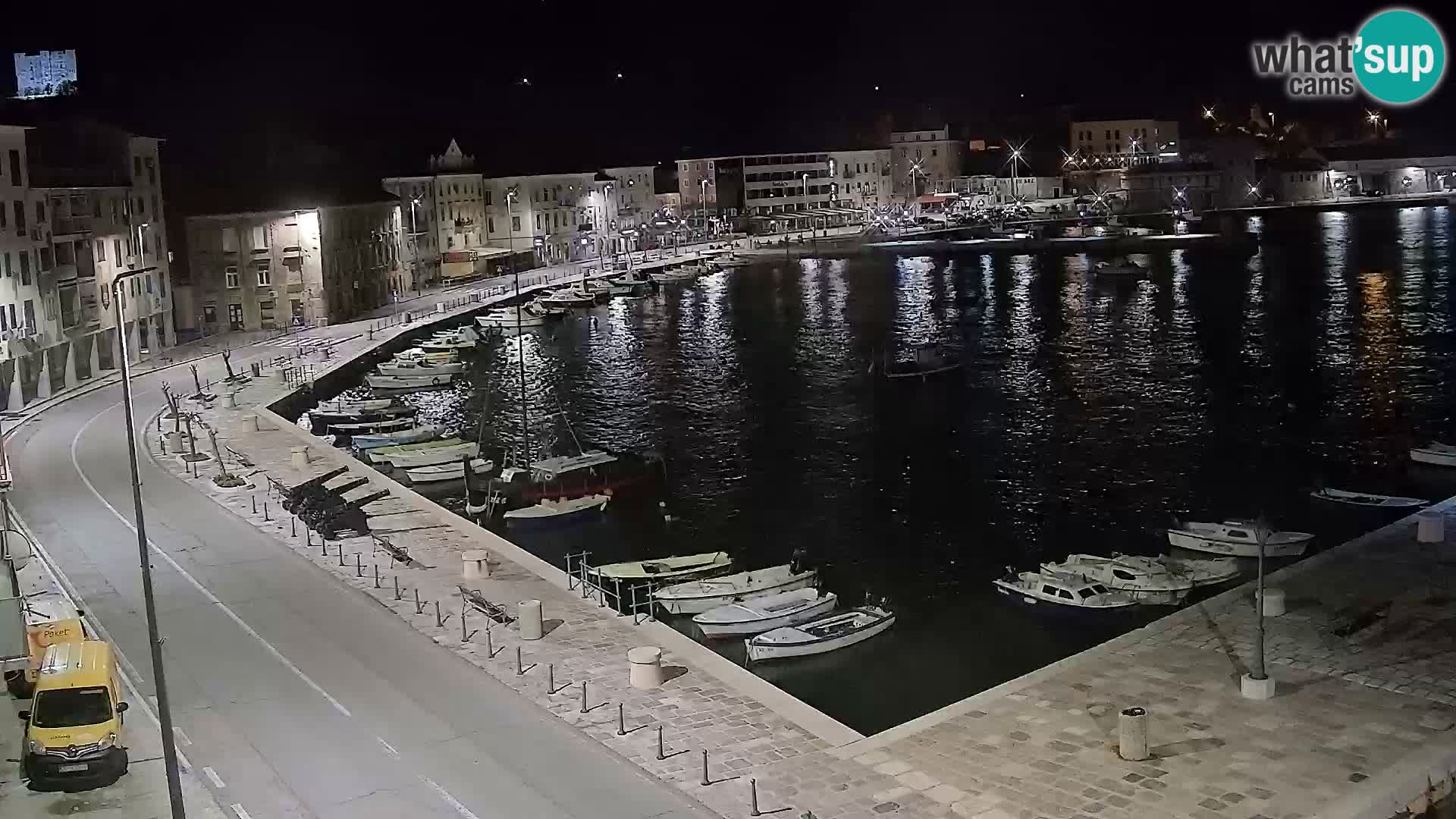 Senj Spletna kamera – pogled na obalo Senja