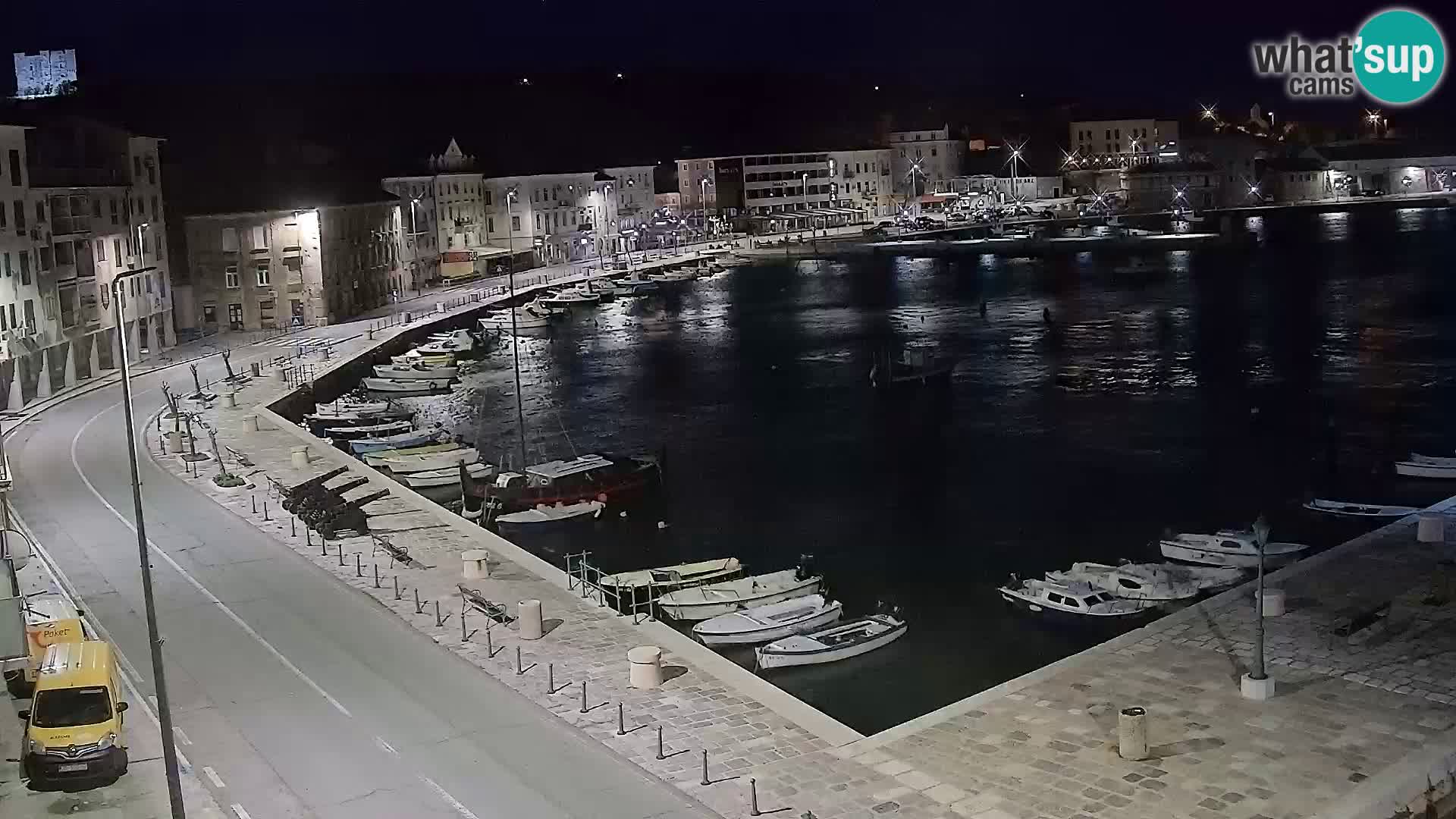 Senj Webcam – Panoramic view of Senj riva