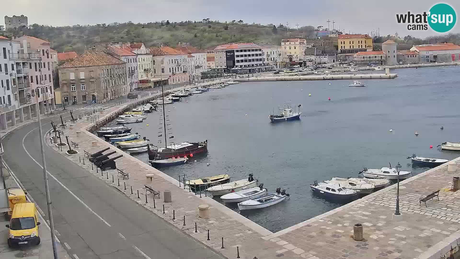 Senj camera en vivo – Vista panorámica de Senj riva