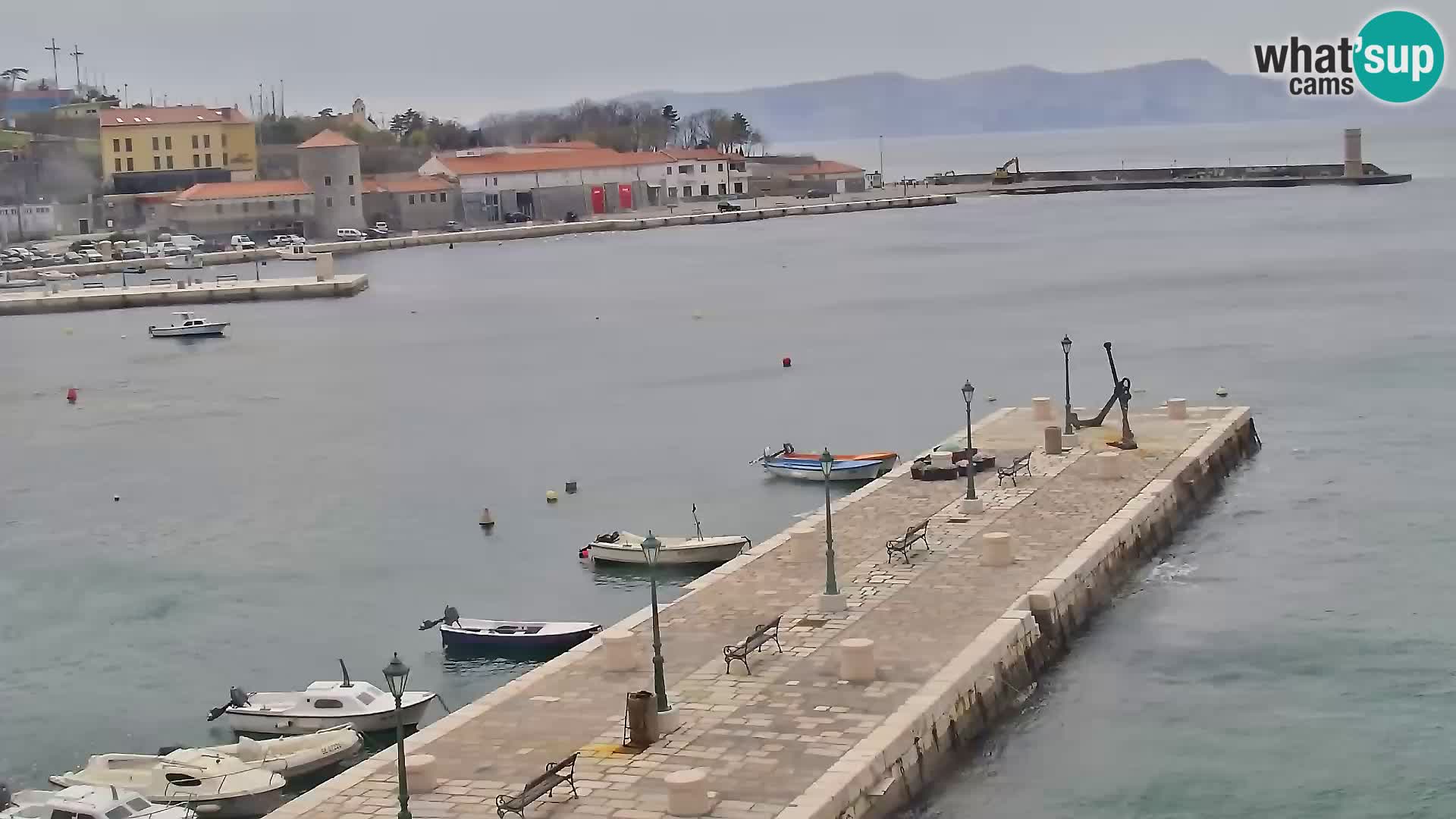 Senj Webcam – Panoramic view of Senj riva