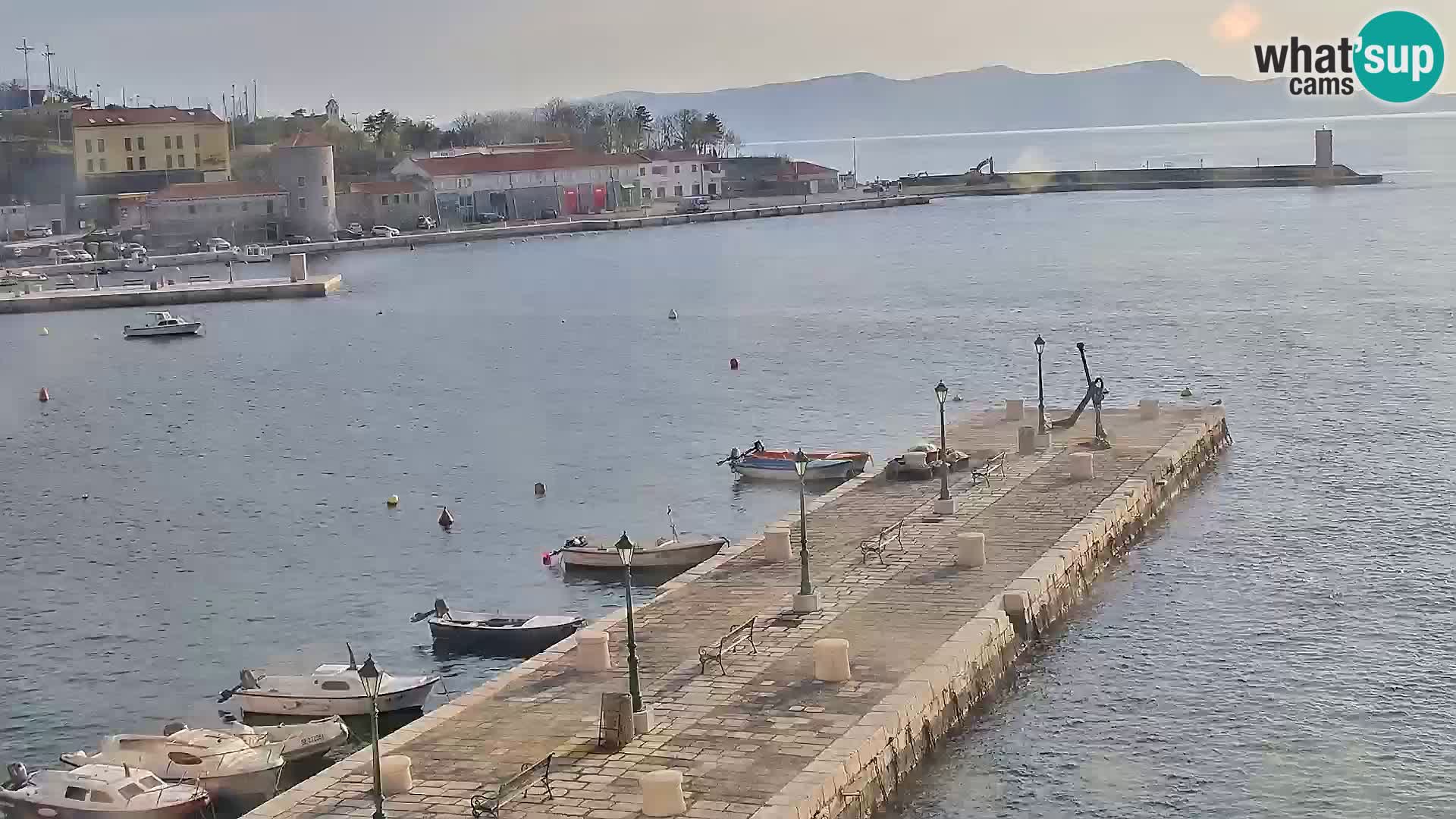 Senj Webcam – Panoramic view of Senj riva