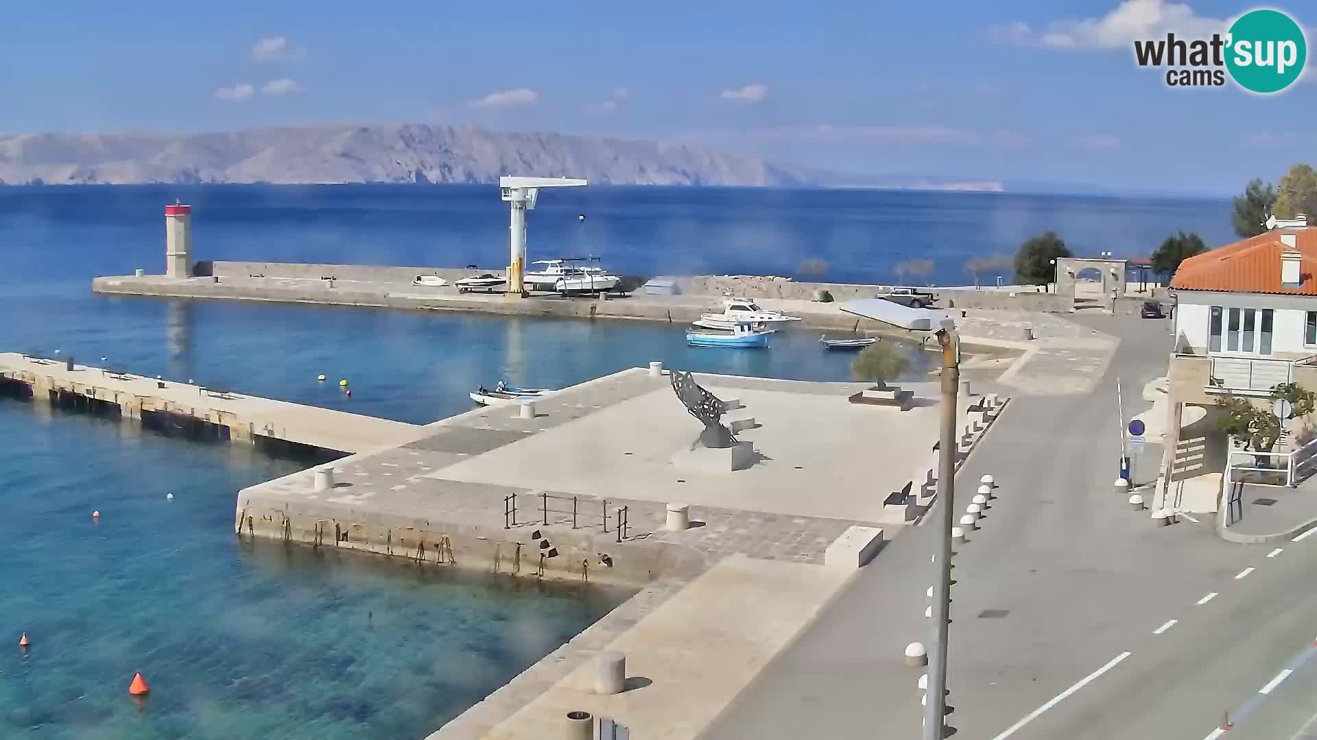 Senj Webcam – Panoramic view of Senj riva