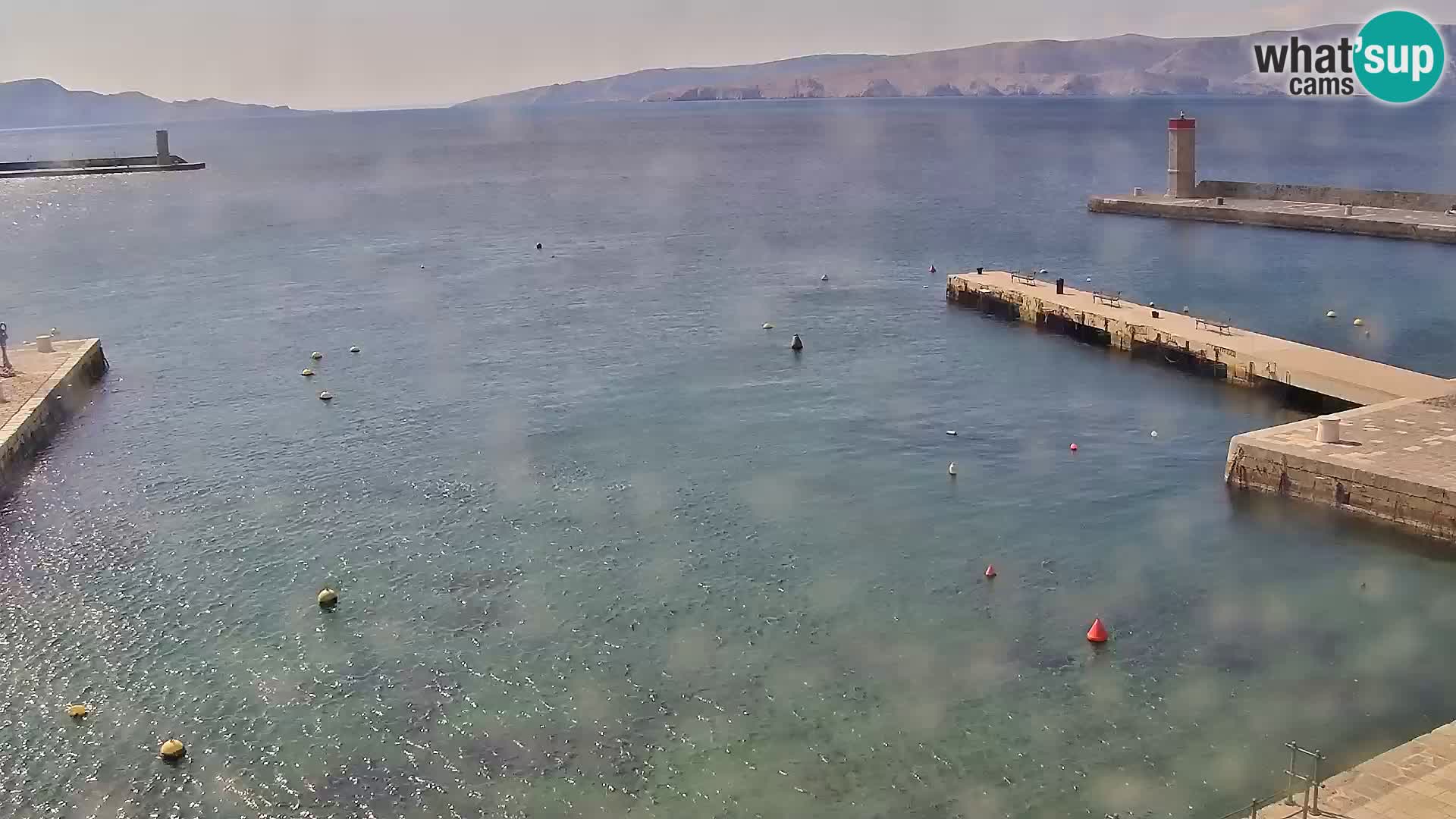 Webcam Senj – Panoramablick auf die Riva Senj