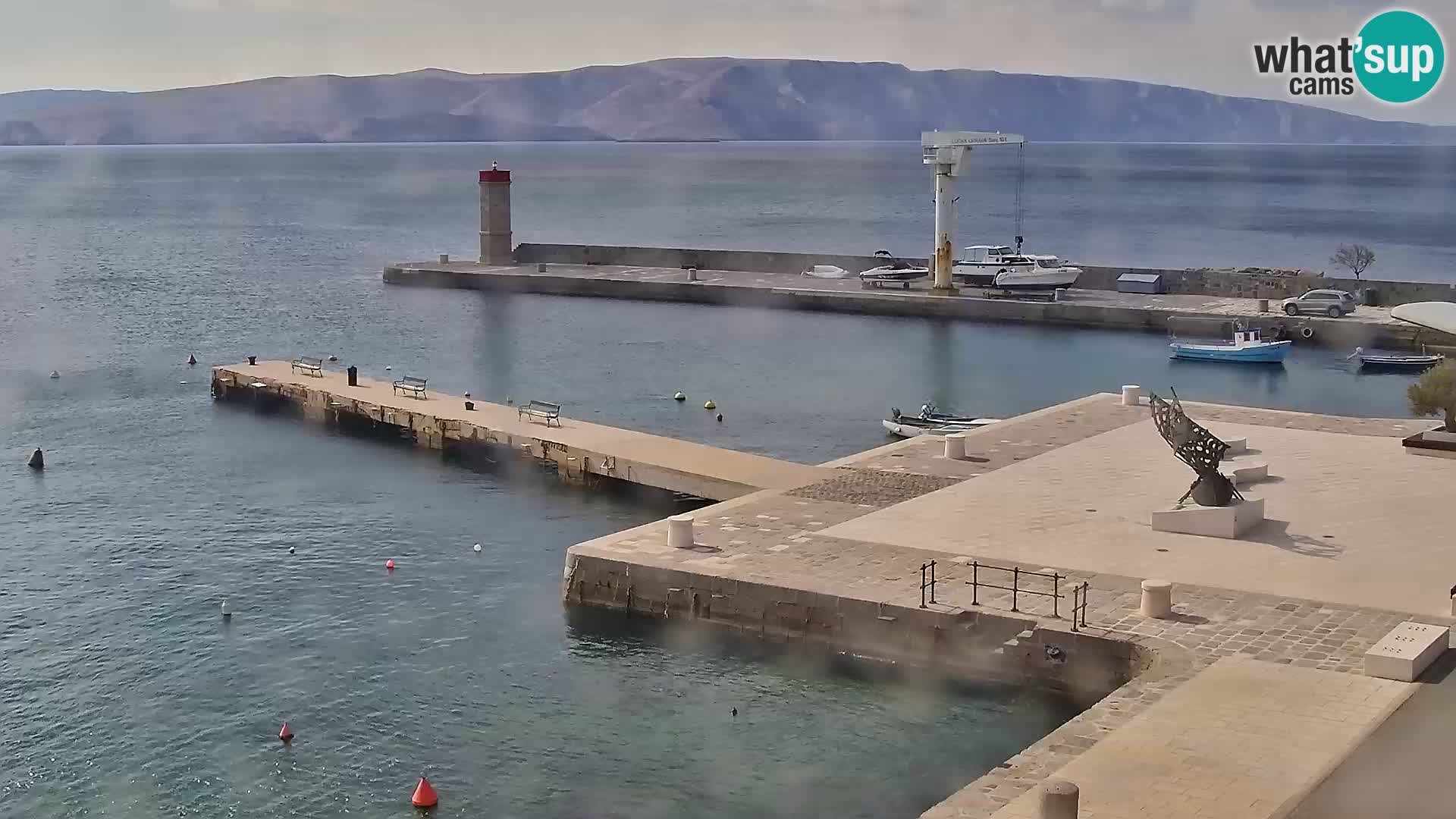 Webcam Segna – Panorama dell’lungomare di Senj