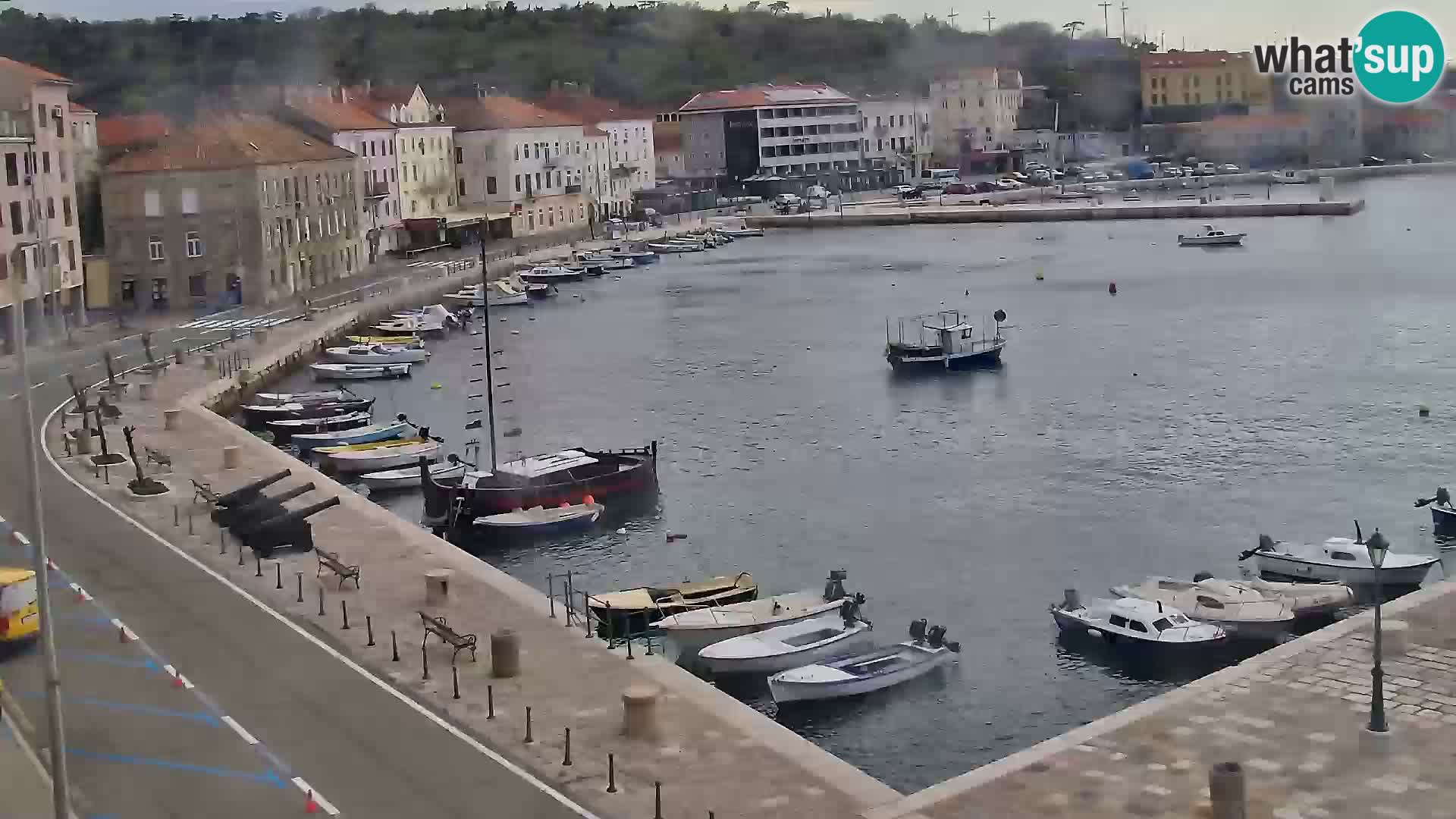 Senj camera en vivo – Vista panorámica de Senj riva