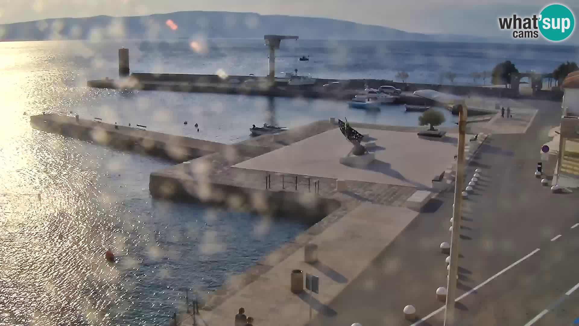 Kamera u živo Senj – Panoramski pogled na senjsku rivu