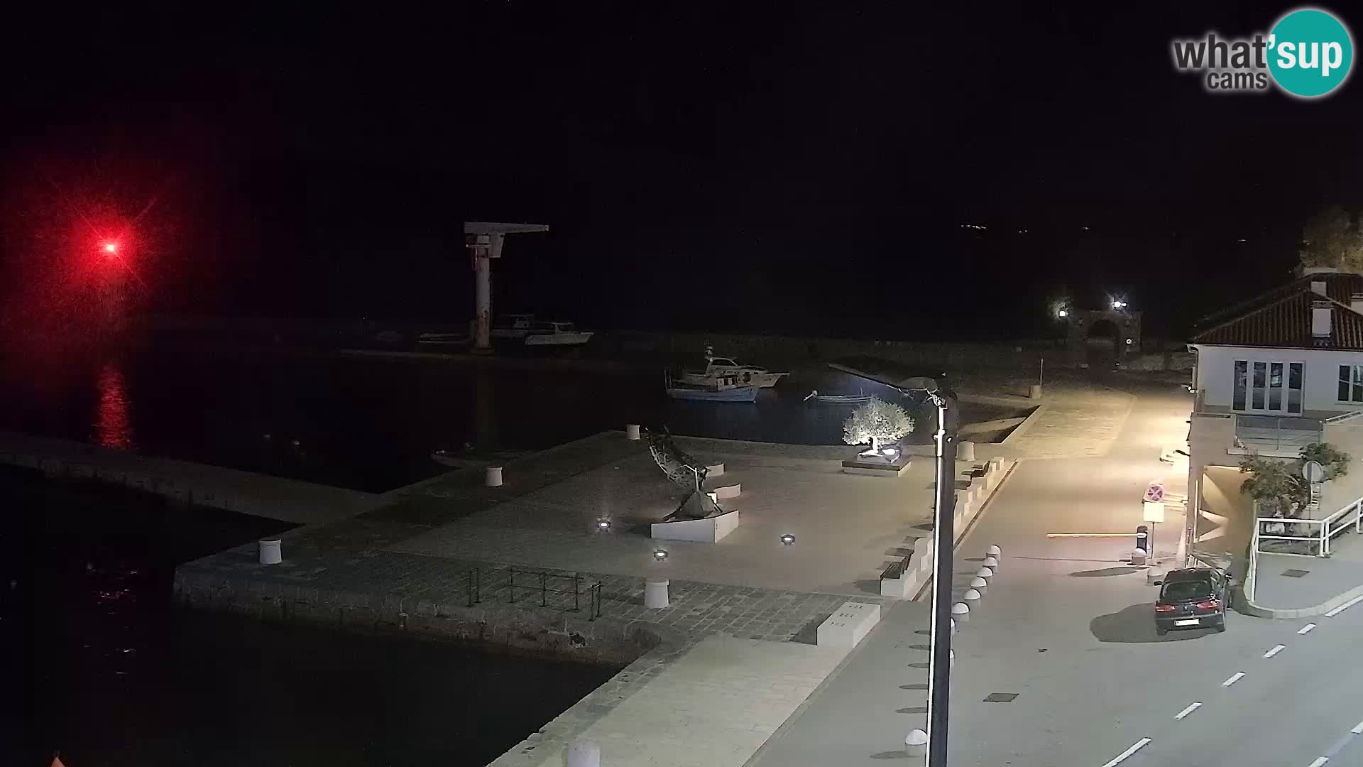 Senj Spletna kamera – pogled na obalo Senja