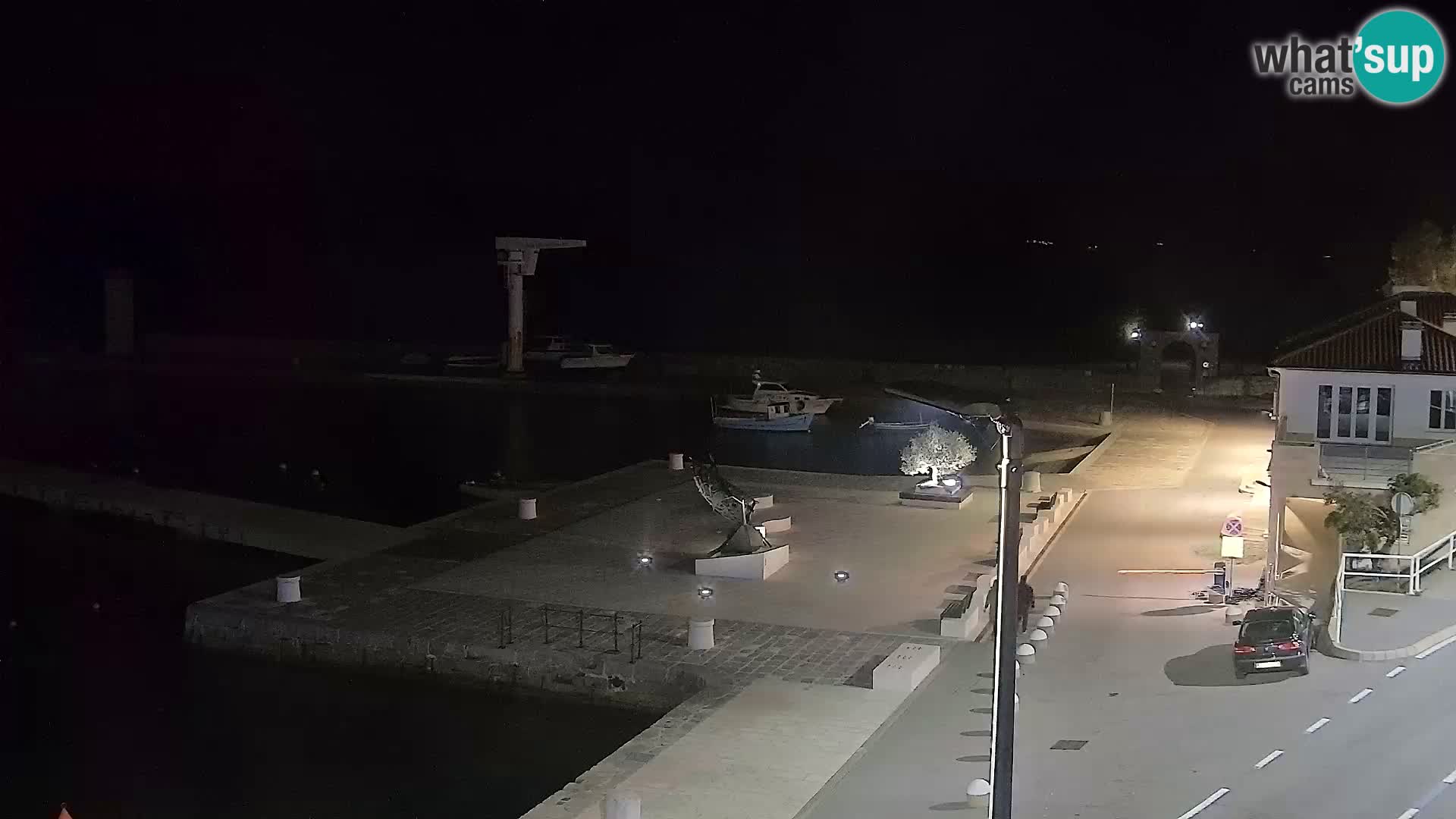 Senj Spletna kamera – pogled na obalo Senja