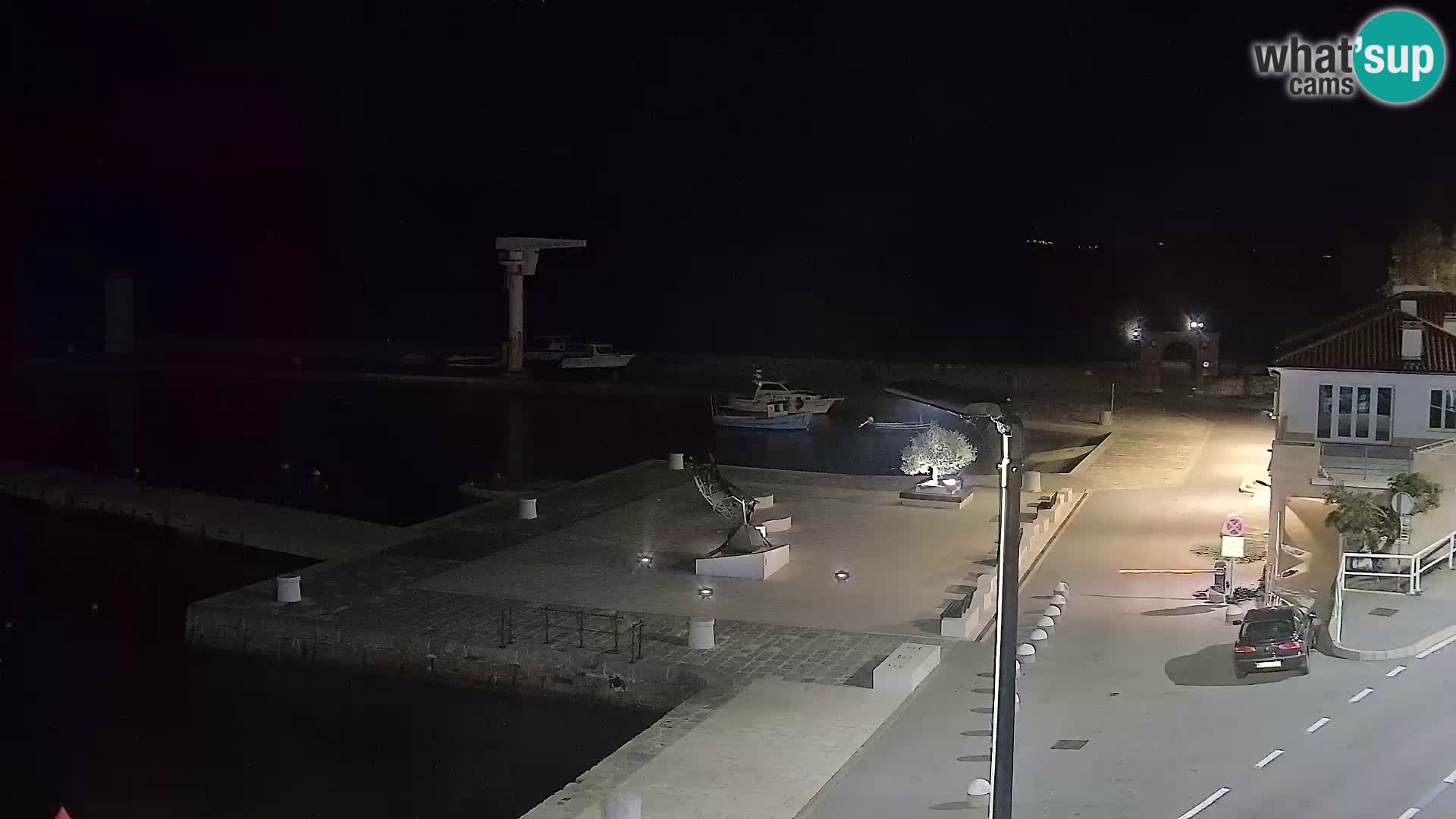 Kamera u živo Senj – Panoramski pogled na senjsku rivu