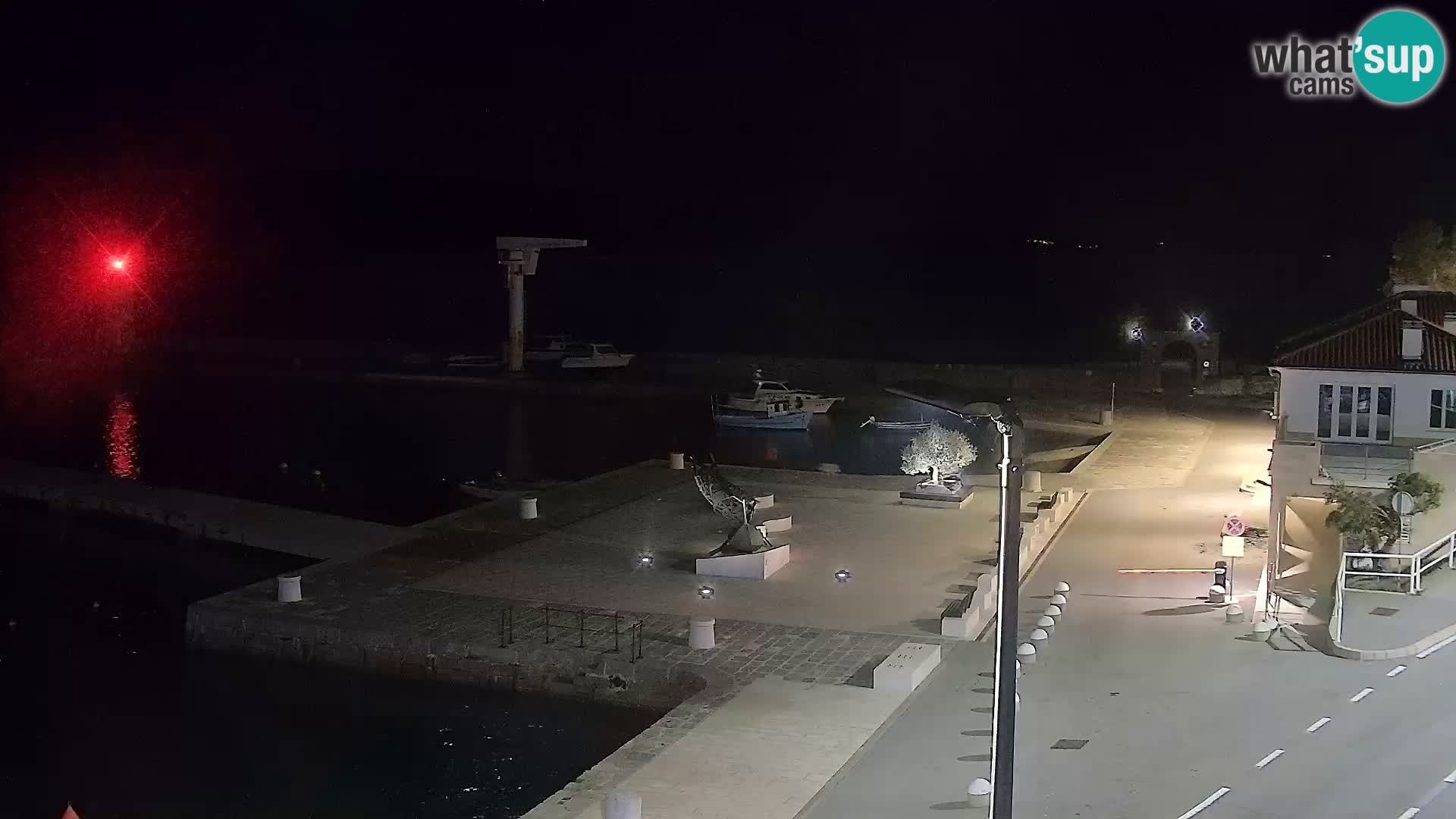 Senj camera en vivo – Vista panorámica de Senj riva