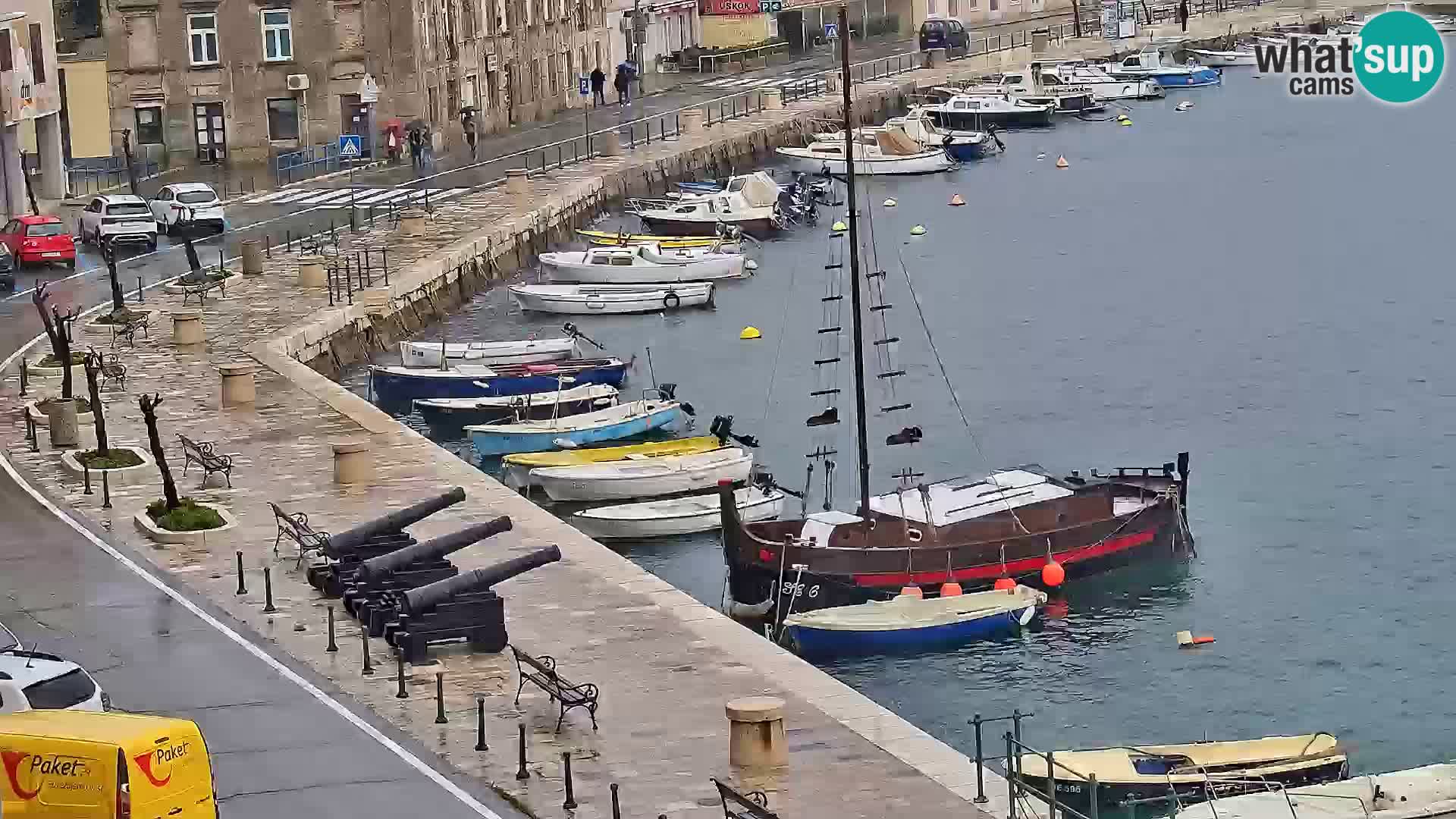 Senj Webcam – Panoramic view of Senj riva